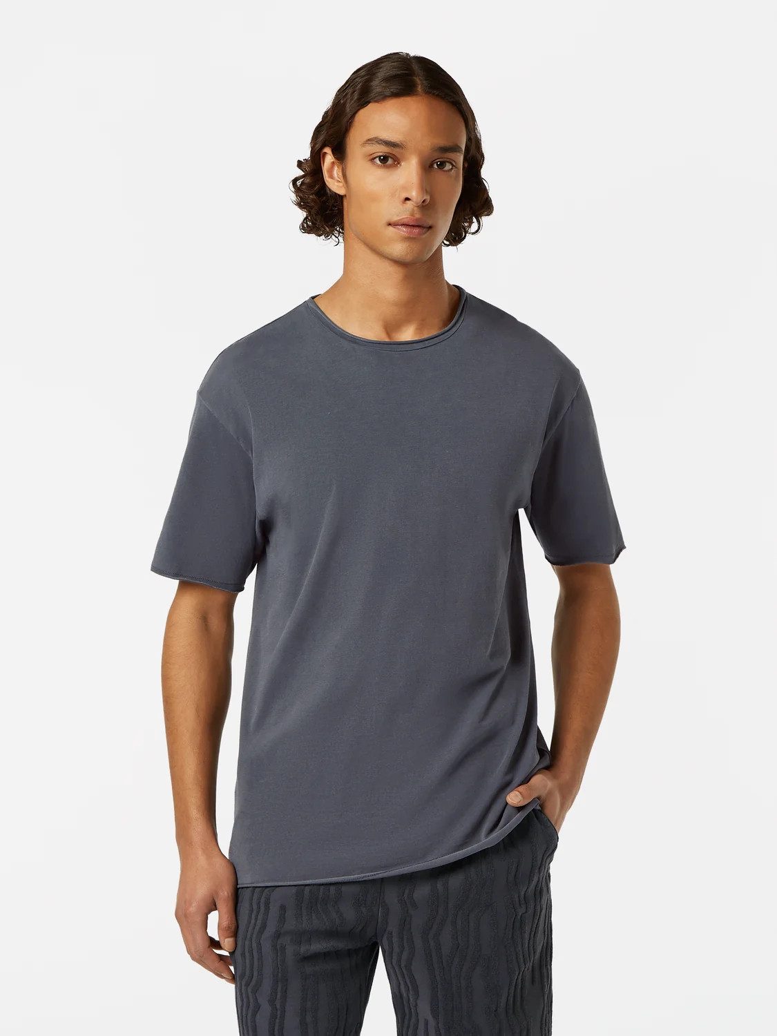 T-Shirt Relaxed-fit Raw Edge T-shirt