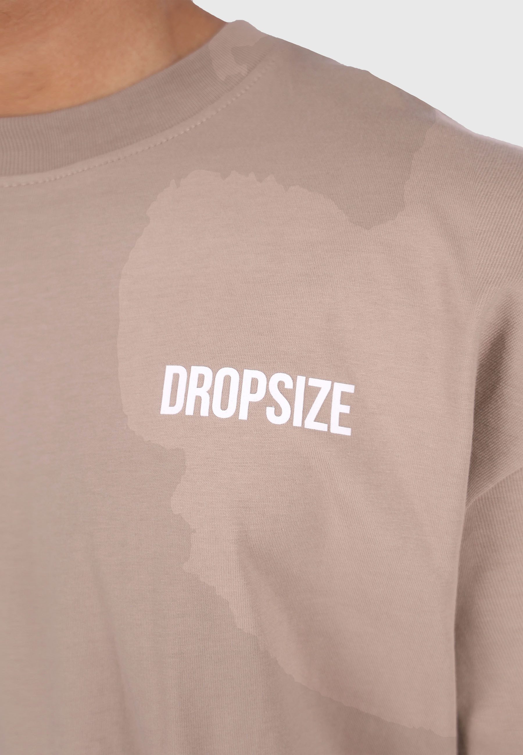 Dropsize T-Shirt Dropsize HEAVY OVERSIZE DROPSIZE STUDIOS SWIRL T-SHIRT (1-tlg)