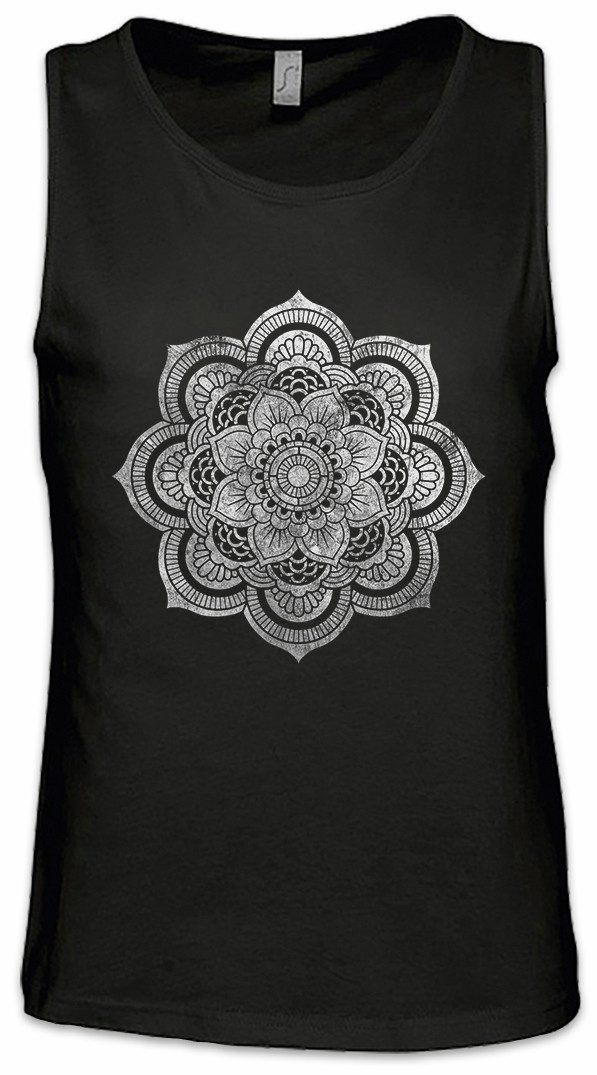 Tanktop Flower Mandala II Ärmelloses T-Shirt Yantra Hinduism Buddhism
