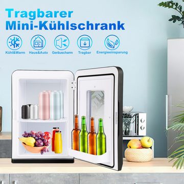 Clanmacy Table Top Kühlschrank 15L Mini Kühlschrank LKühlbox AC/DC YT-A-15X, 12V/230V 2-in-1 Kühl und Heizfunktion