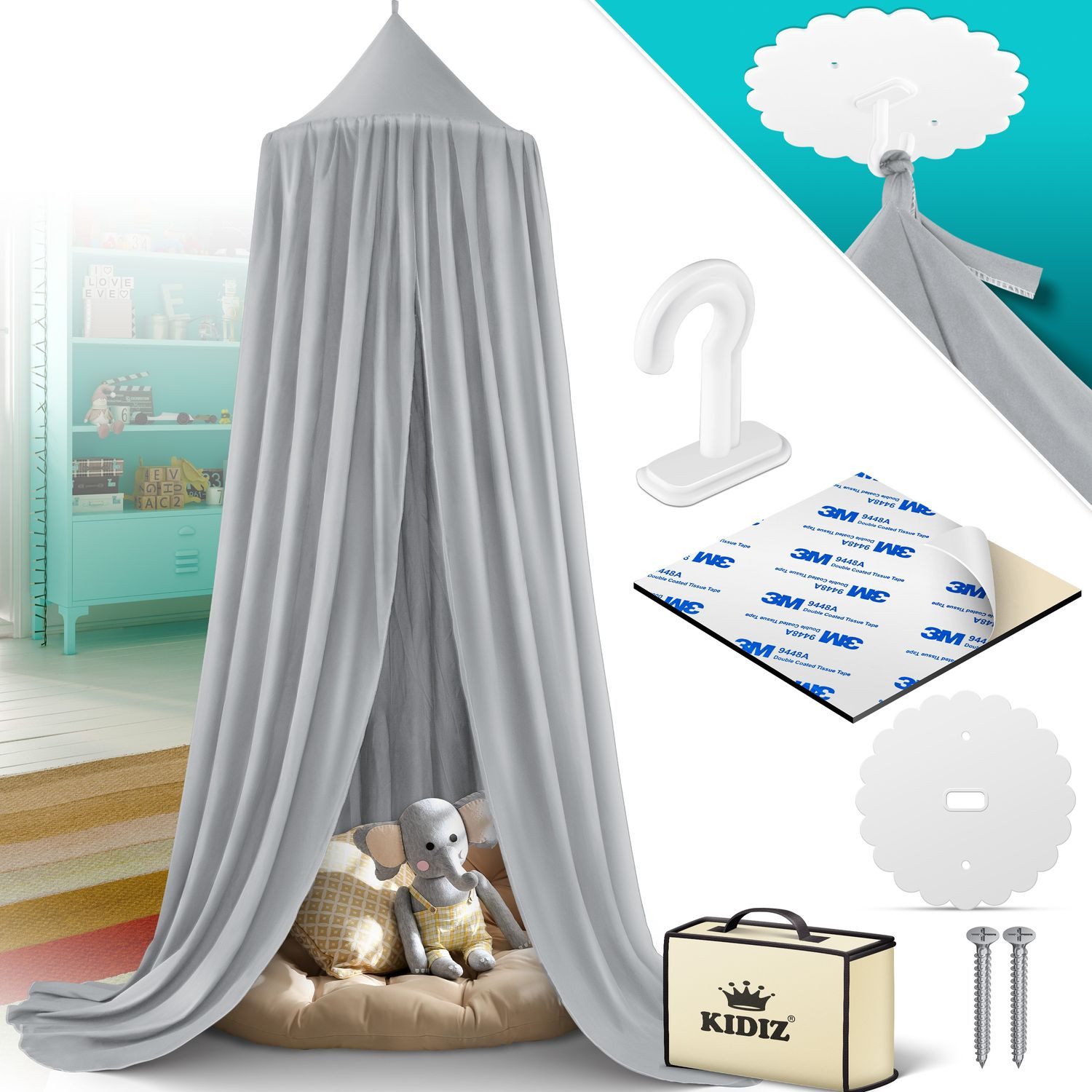KIDIZ Betthimmel, Baldachin Kinderzimmer Betthimmel babybett günstig online kaufen