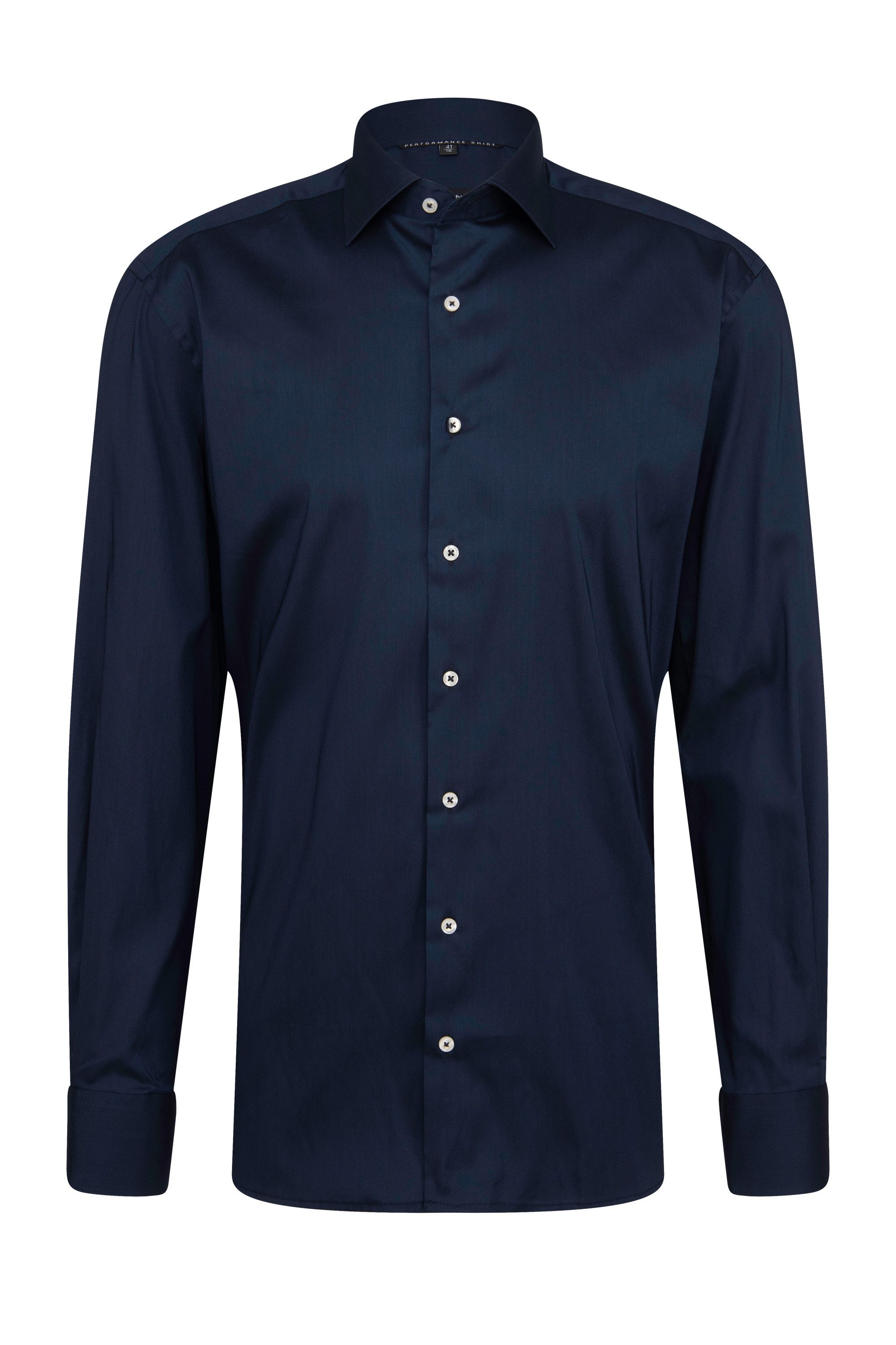 Klassische Bluse ETERNA COMFORT FIT Performance Shirt Langarm Hemd marine 3377-19-E17K