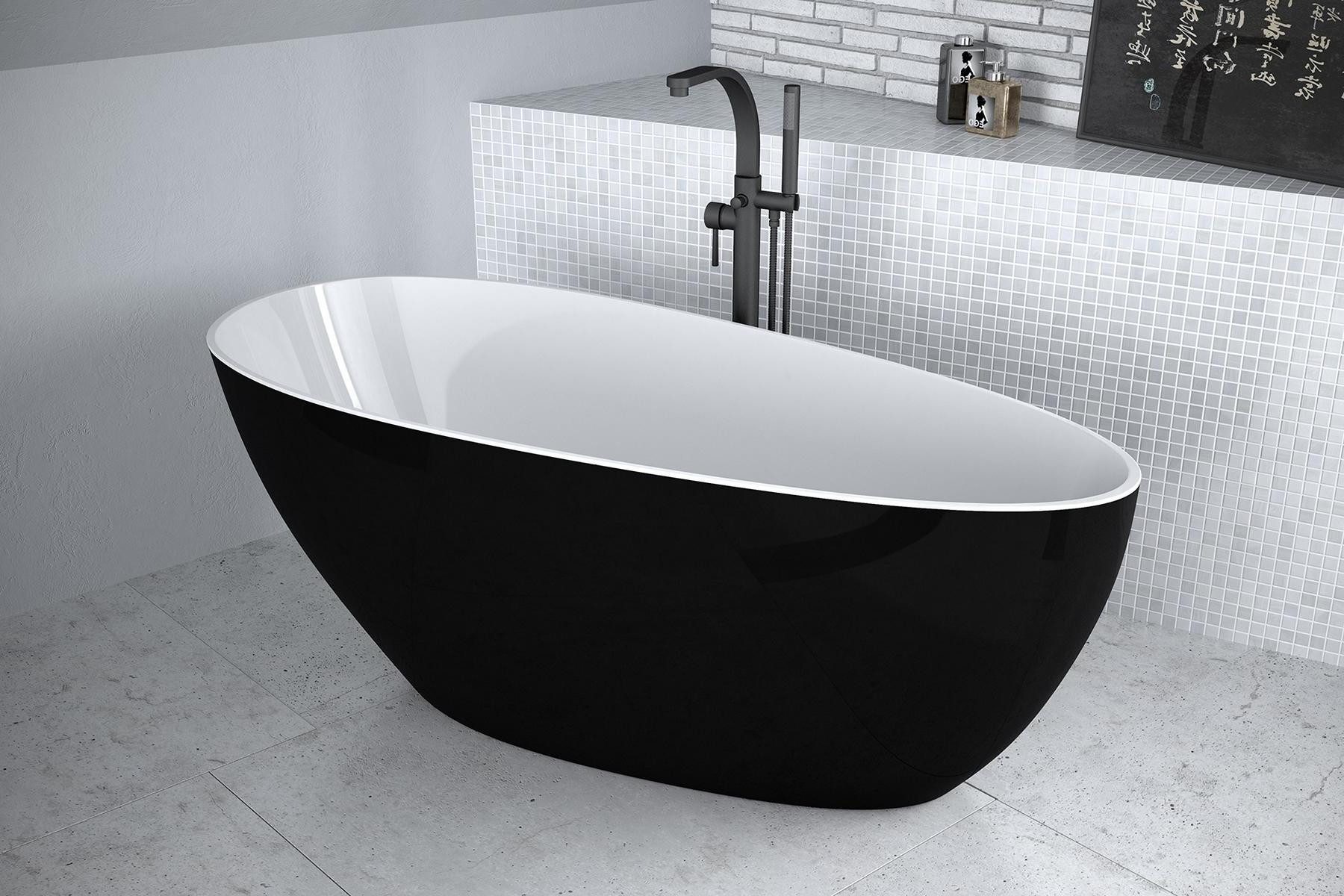 Xlmoebel Badewanne Zeitgemäßes Bad Exklusive Freistehende Design-Badewanne Frei Stehend, Hergestellt in Europa