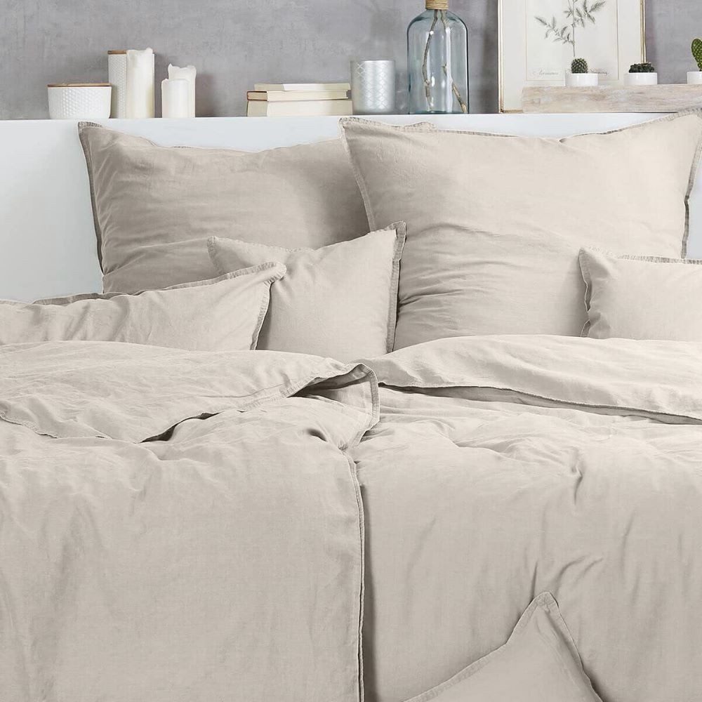 Primera Bettwäsche "Stone-Washed in Gr. 135x200, 155x220 oder 200x200 cm" 2 günstig online kaufen
