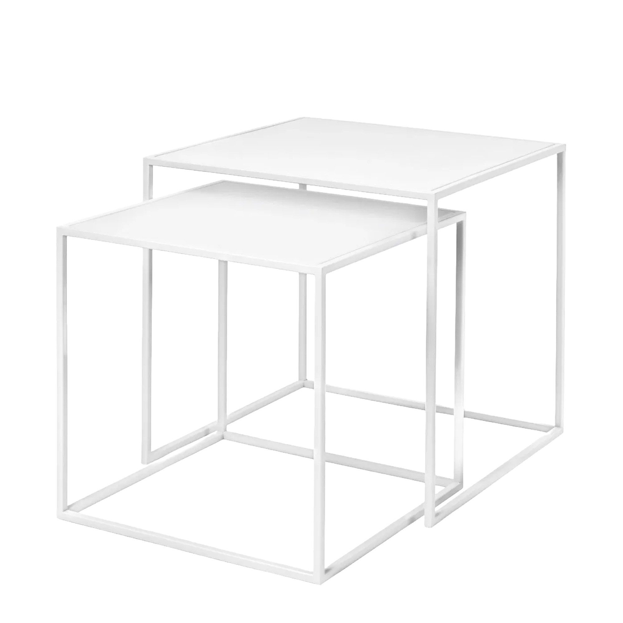 blomus Beistelltisch Blomus Set 2 Beistelltische -FERA- S White
