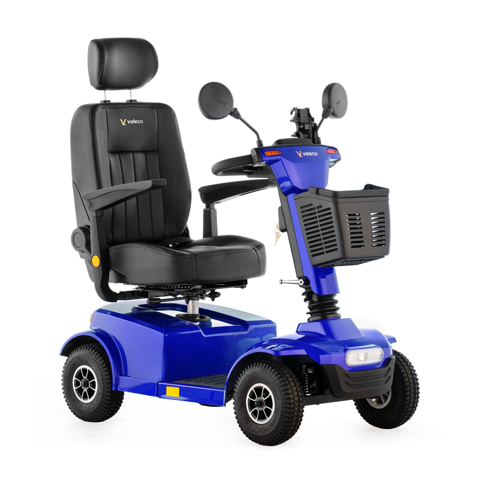 Veleco Elektromobil Veleco JUMPY Mobilitätsroller Seniorenmobil Kapitänssitz, 10,00 km/h