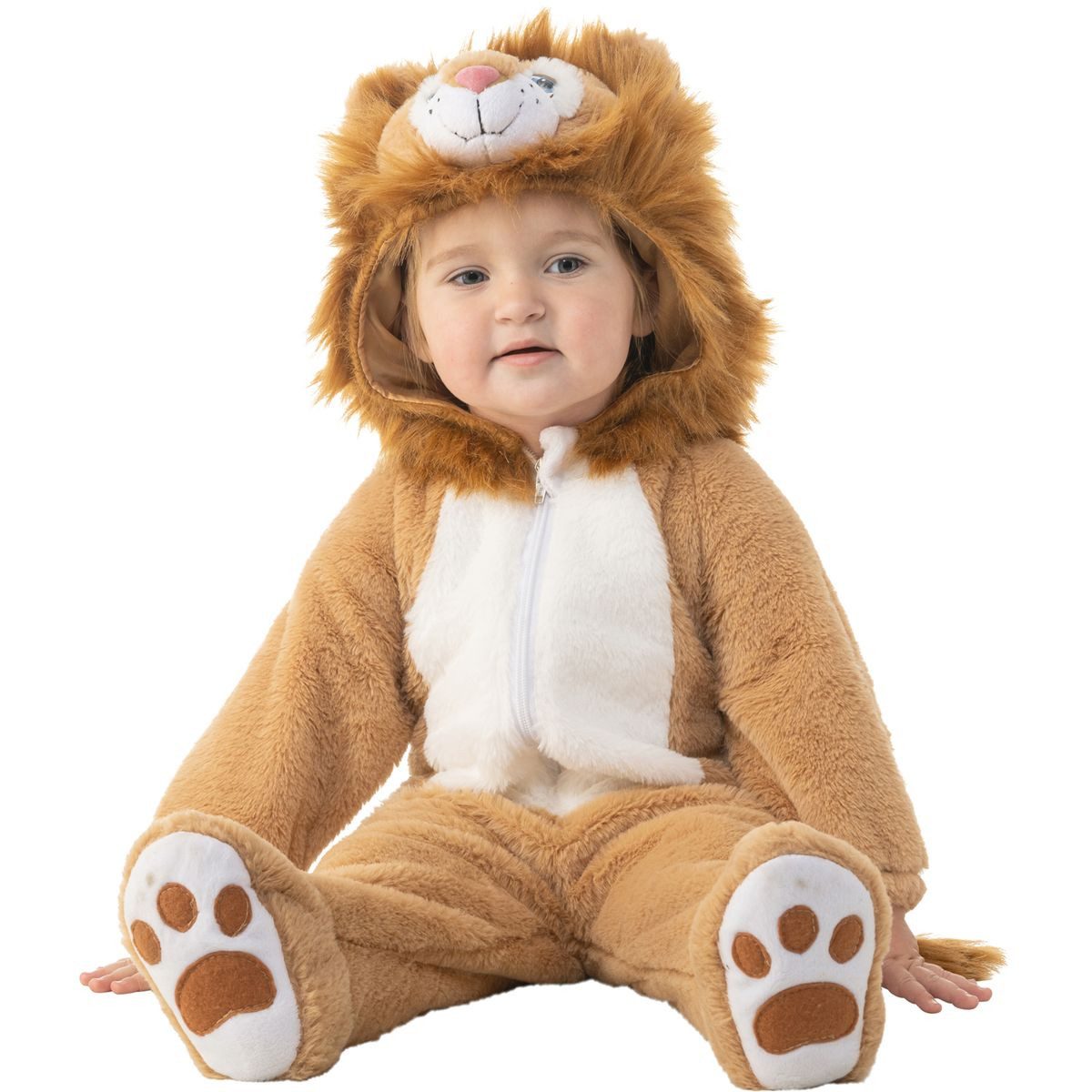 CHAKS Kostüm Löwe Leo Overall für Babys & Kleinkinder Karneval Fasching Halloween