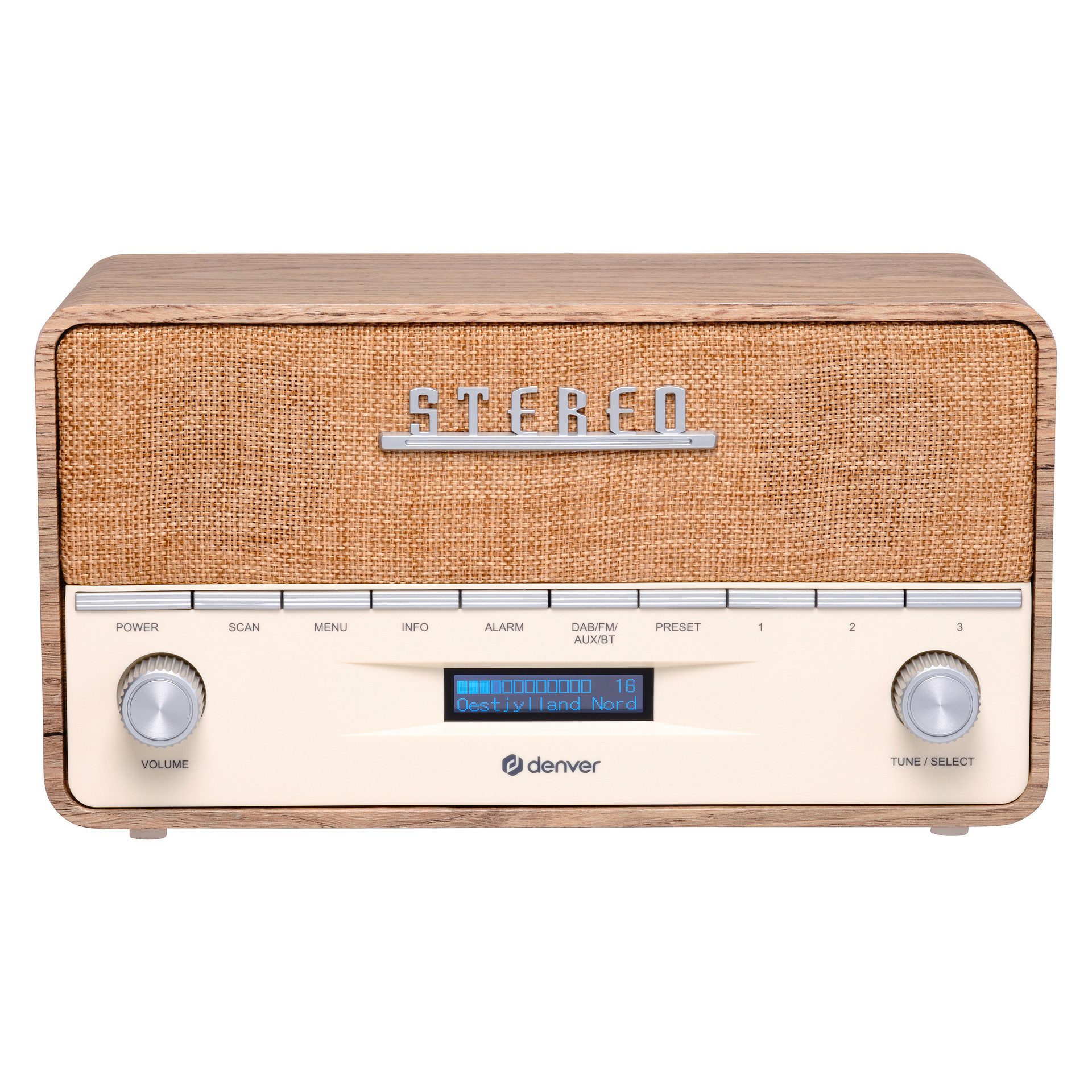 Denver Electronics Denver DAB-36LW Digitalradio (DAB) (Digitalradio (DAB), FM-Tuner, 5 W, Bluetooth)