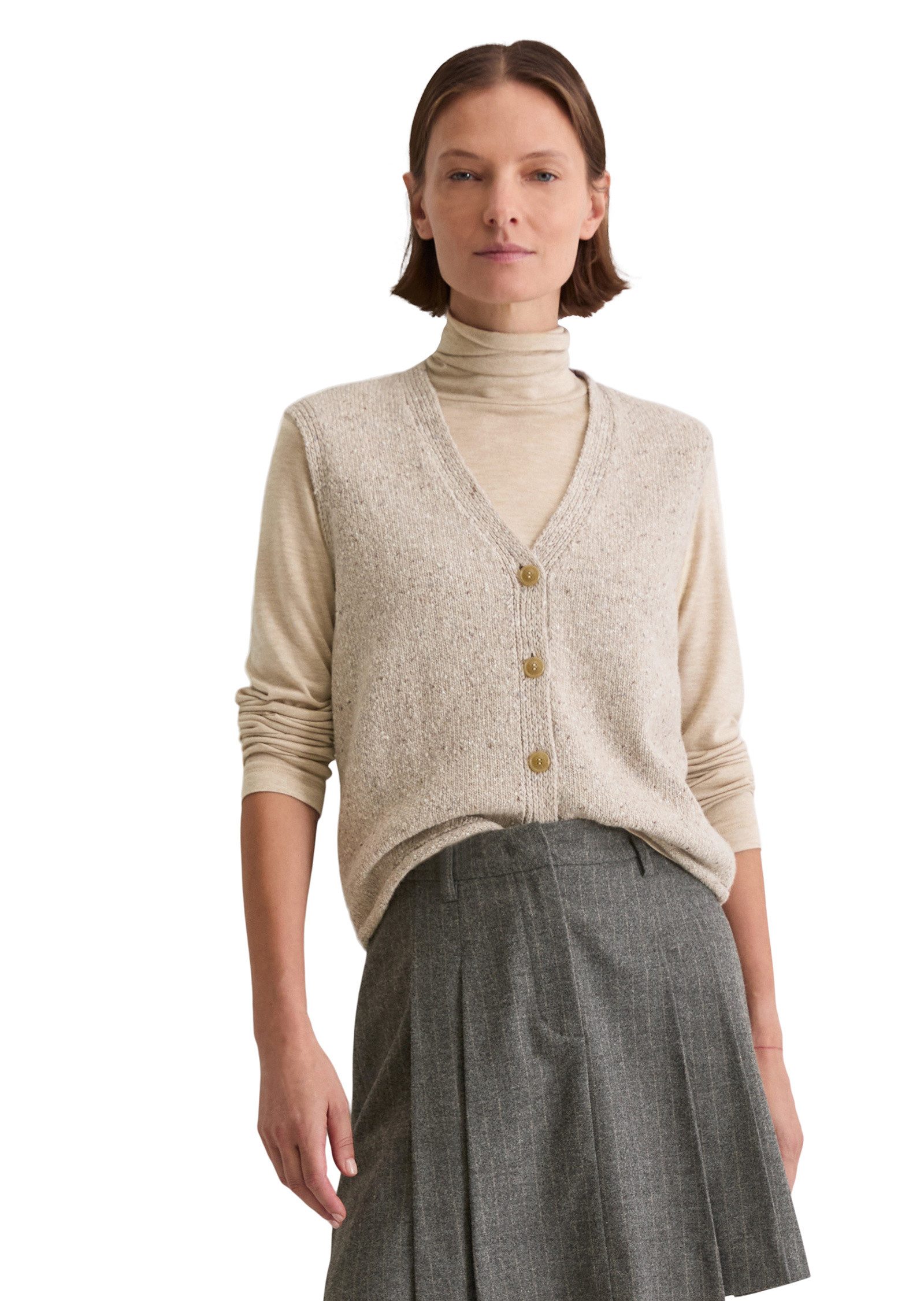 Marc O'Polo Strickweste aus Schurwolle-Mix günstig online kaufen