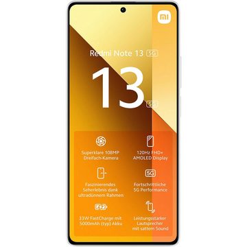 Xiaomi Redmi Note 13 5G 8GB+256GB Smartphone & Bluetooth Kopfhörer Handy (6.67 Zoll, 256 GB Speicherplatz, 108 MP Kamera)