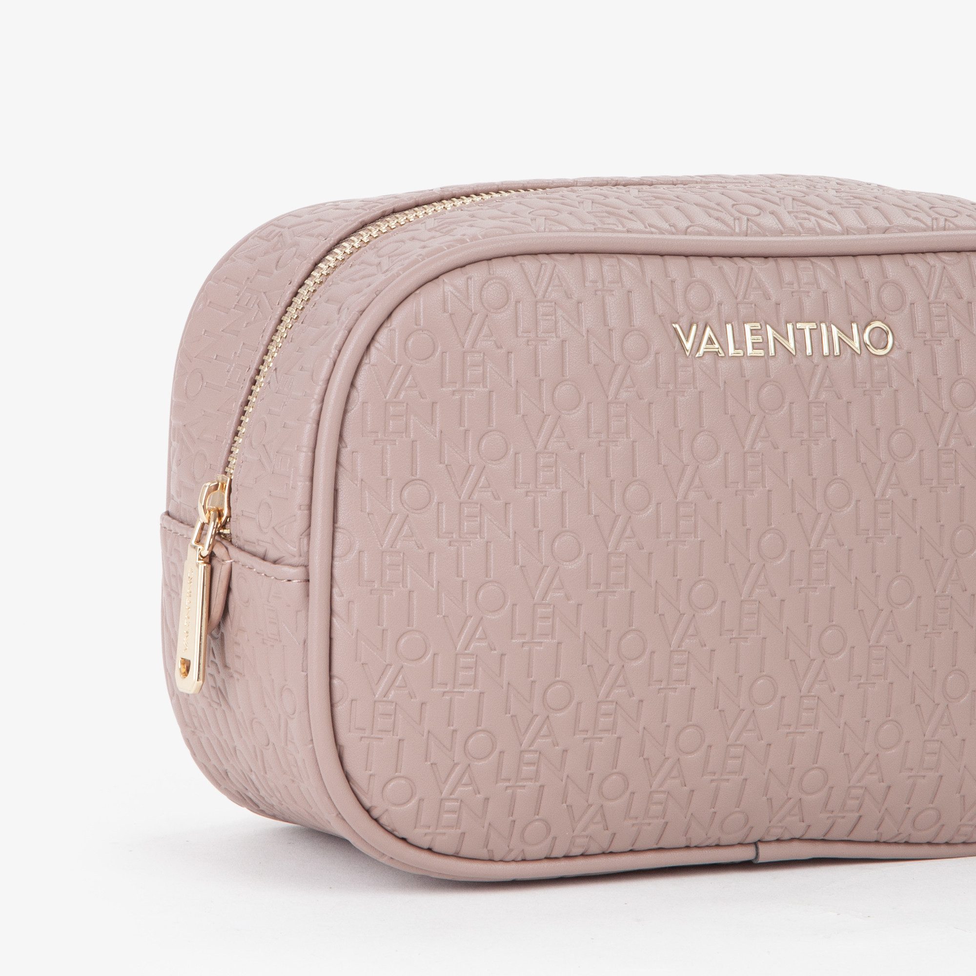 VALENTINO BAGS Beautycase HARD COSMETIC CASE FALAK RE, Unisex Kosmetiktasche, Kulturbeutel, Minibag mit Logoprägung