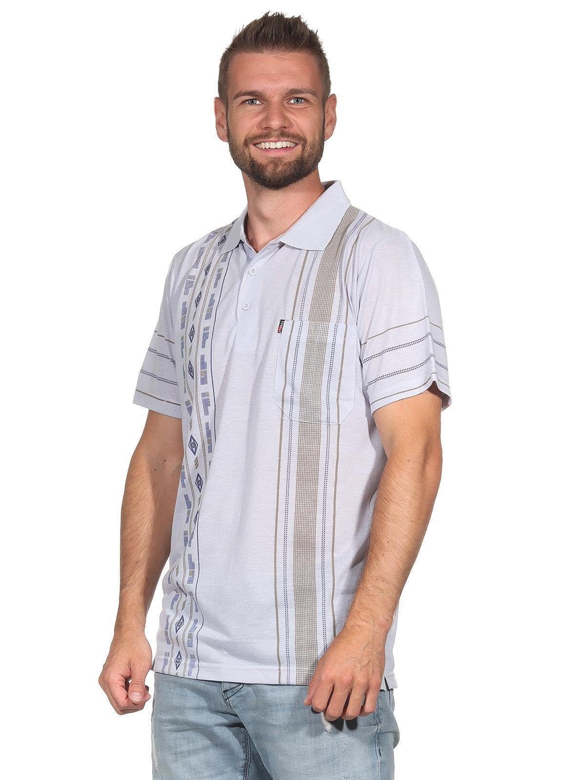 EloModa Poloshirt Herren Poloshirt Sommer Polo-Hemd Kurzarm, Gr. M L XL 2XL (1-tlg)