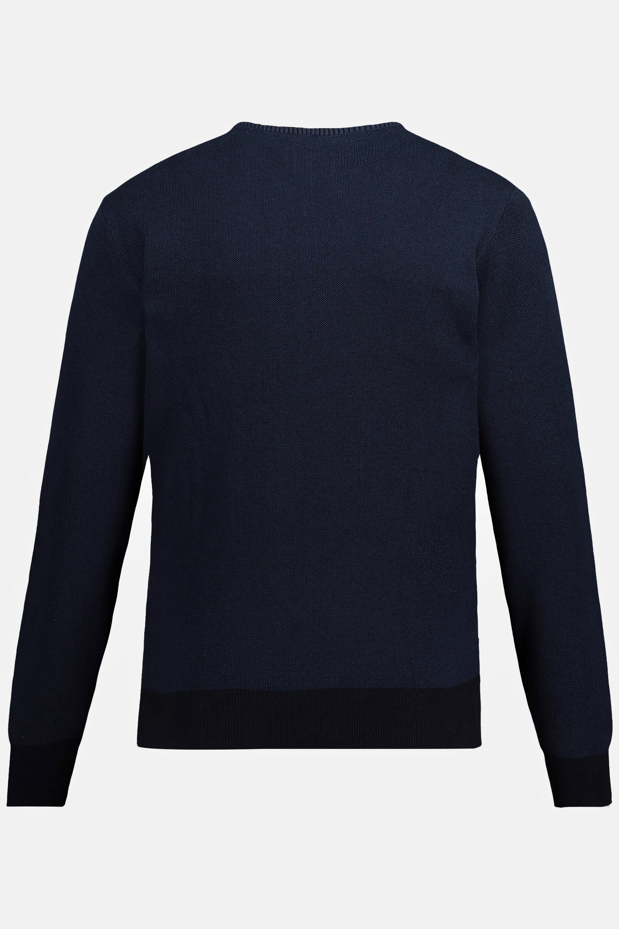 JP1880 Rundhalspullover Pullover CashmereTouch-Feinstrick V-Ausschnitt