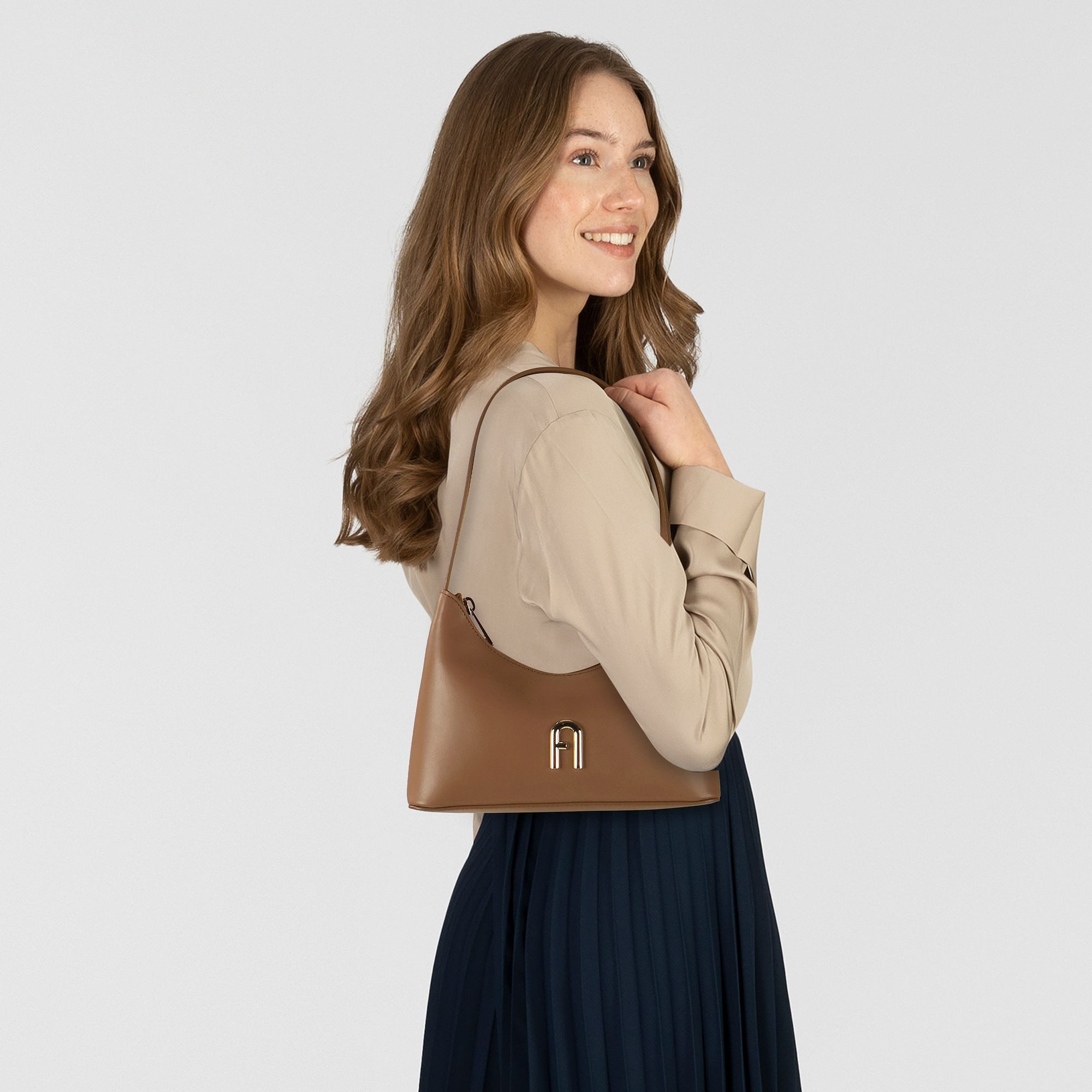 Furla Schultertasche Diamante, Leder