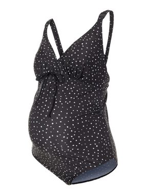 Mamalicious Umstandsbadeanzug MLRUSSEL DOT SWIMSUIT 2F A. NOOS mit Raffung