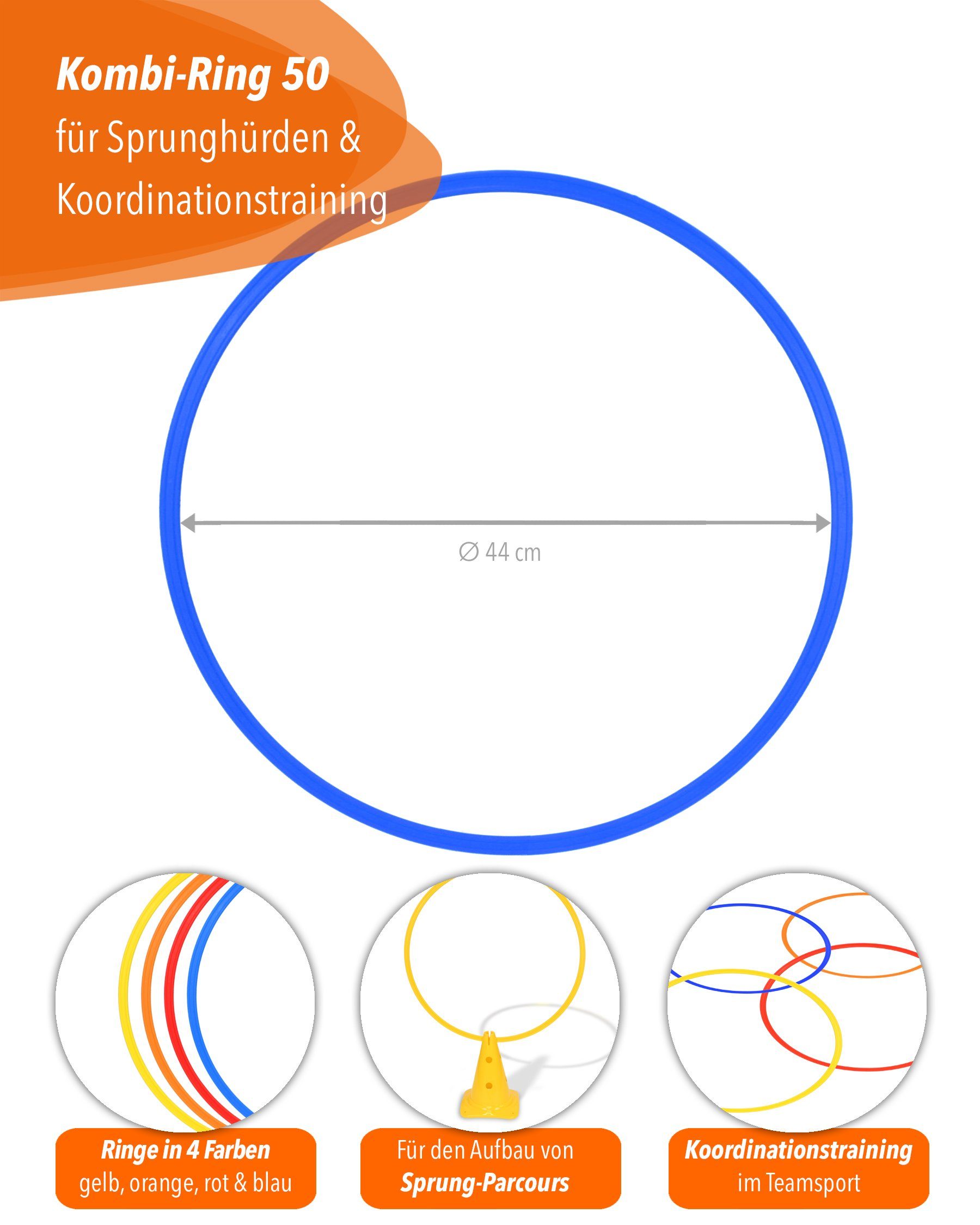 Superhund Trainingsring Ring 50 ø 50 cm Farbe Blau