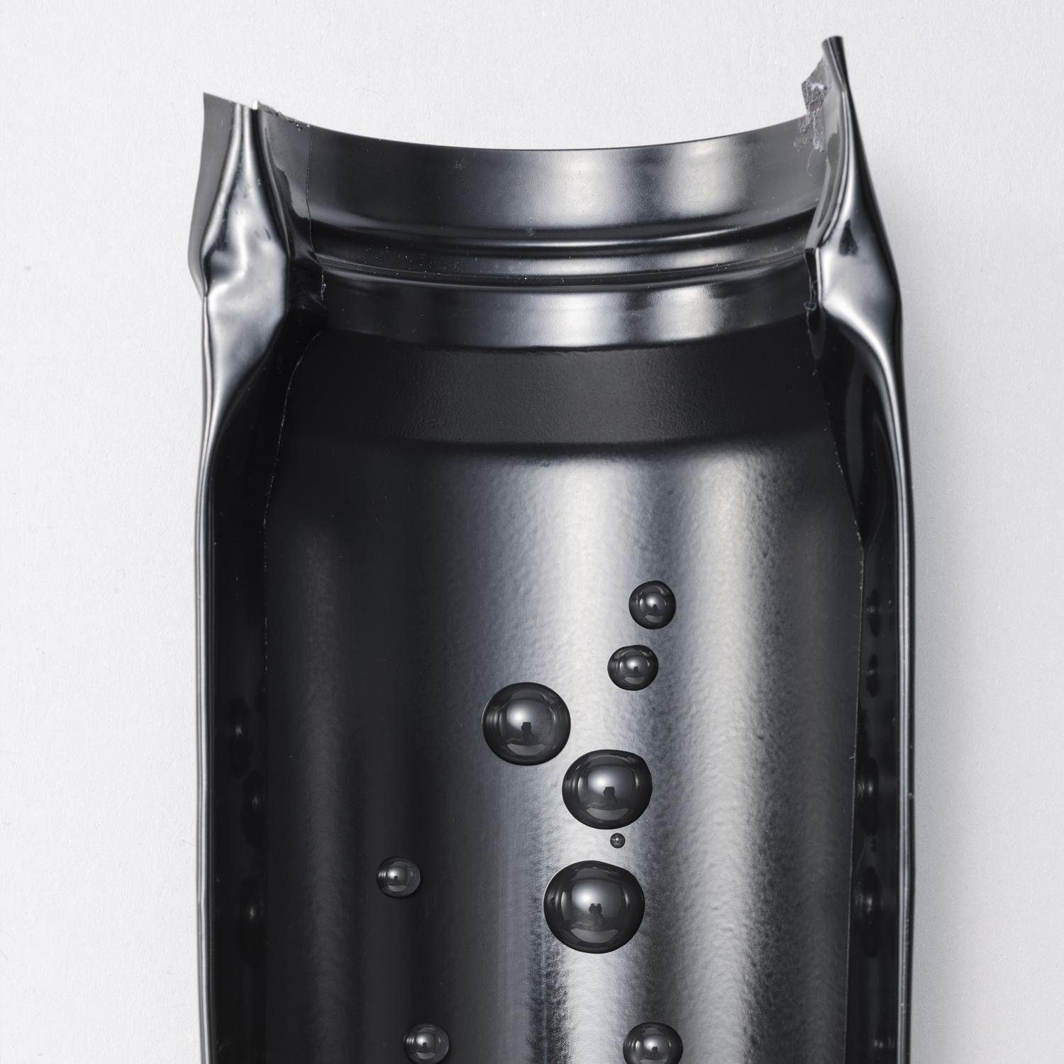 KYOCERA Isolierflasche Top, silberfarben Höhe 16,5 cm 350 Flip ml, Fassungsvermögen