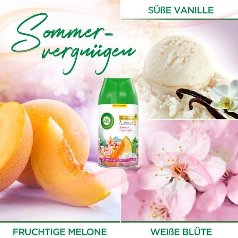Air Wick Raumduft Freshmatic Max Sommervergnügen (Starter-Set mit Gerät und 1 Nachfüller 250ml, Batteriebetrieben)
