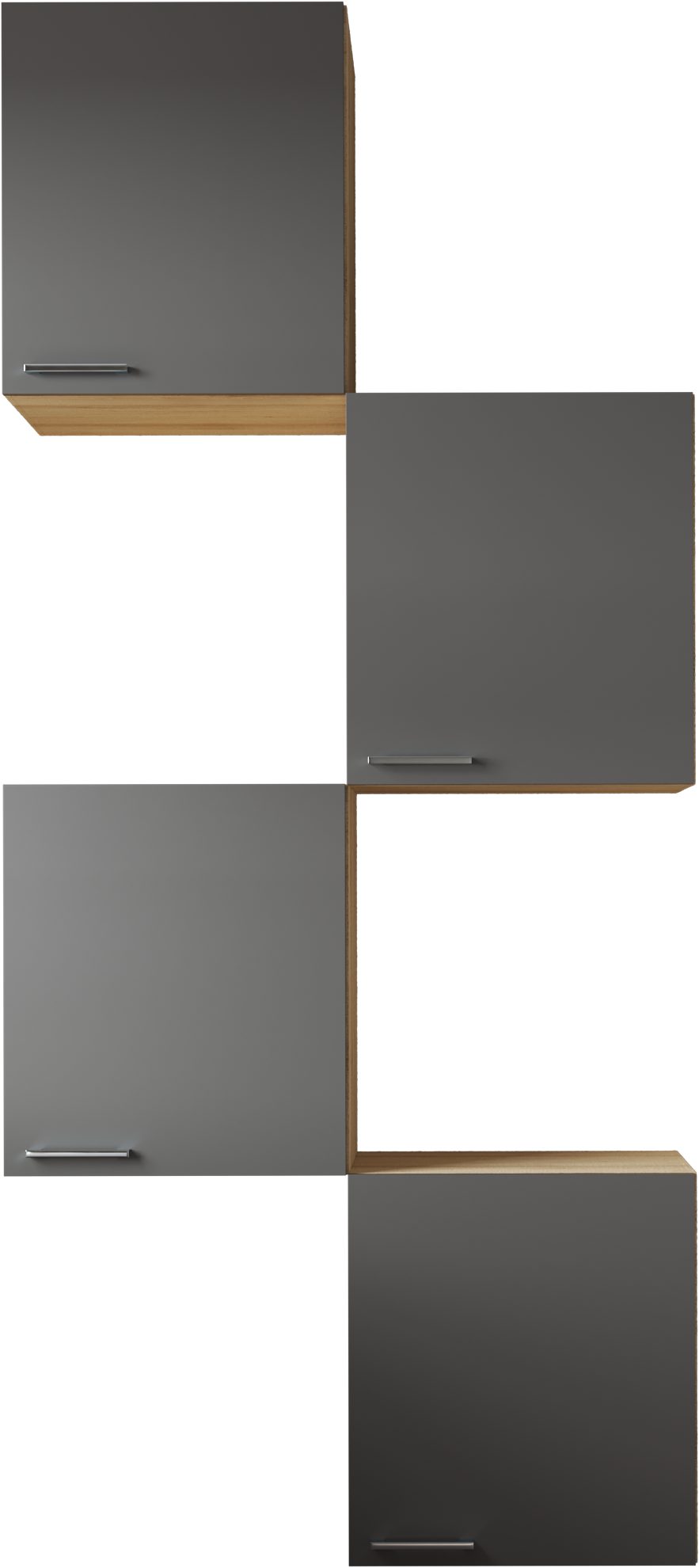 RESPEKTA Mehrzweckschrank-Set Merle, 4 Einzelschränke à 50 cm, mit Soft-Close Funktion