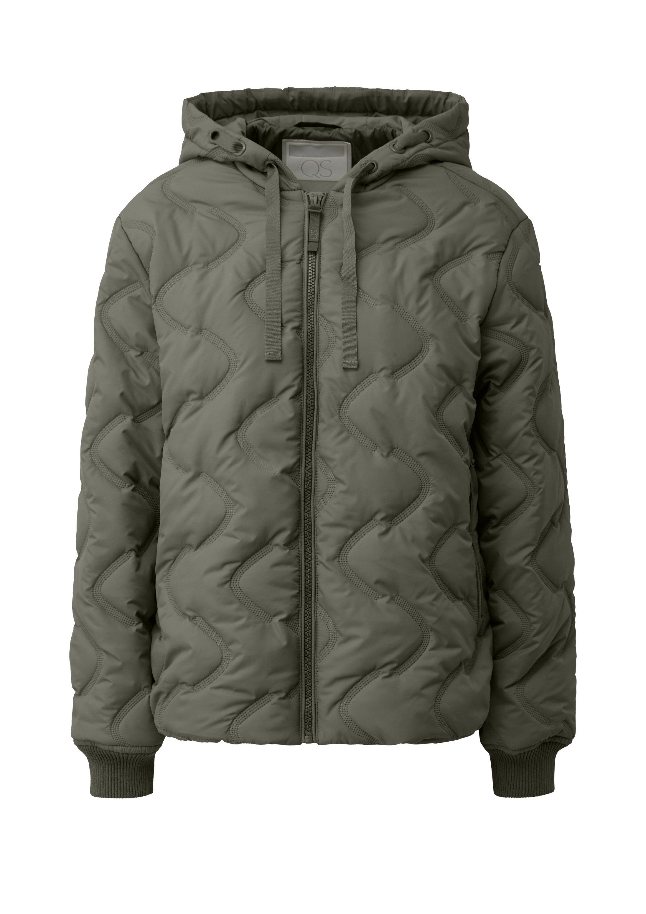 QS Funktionsjacke Outdoor-Jacke Wattierte Jacke mit geprägtem Muster – Bild 2 von 5