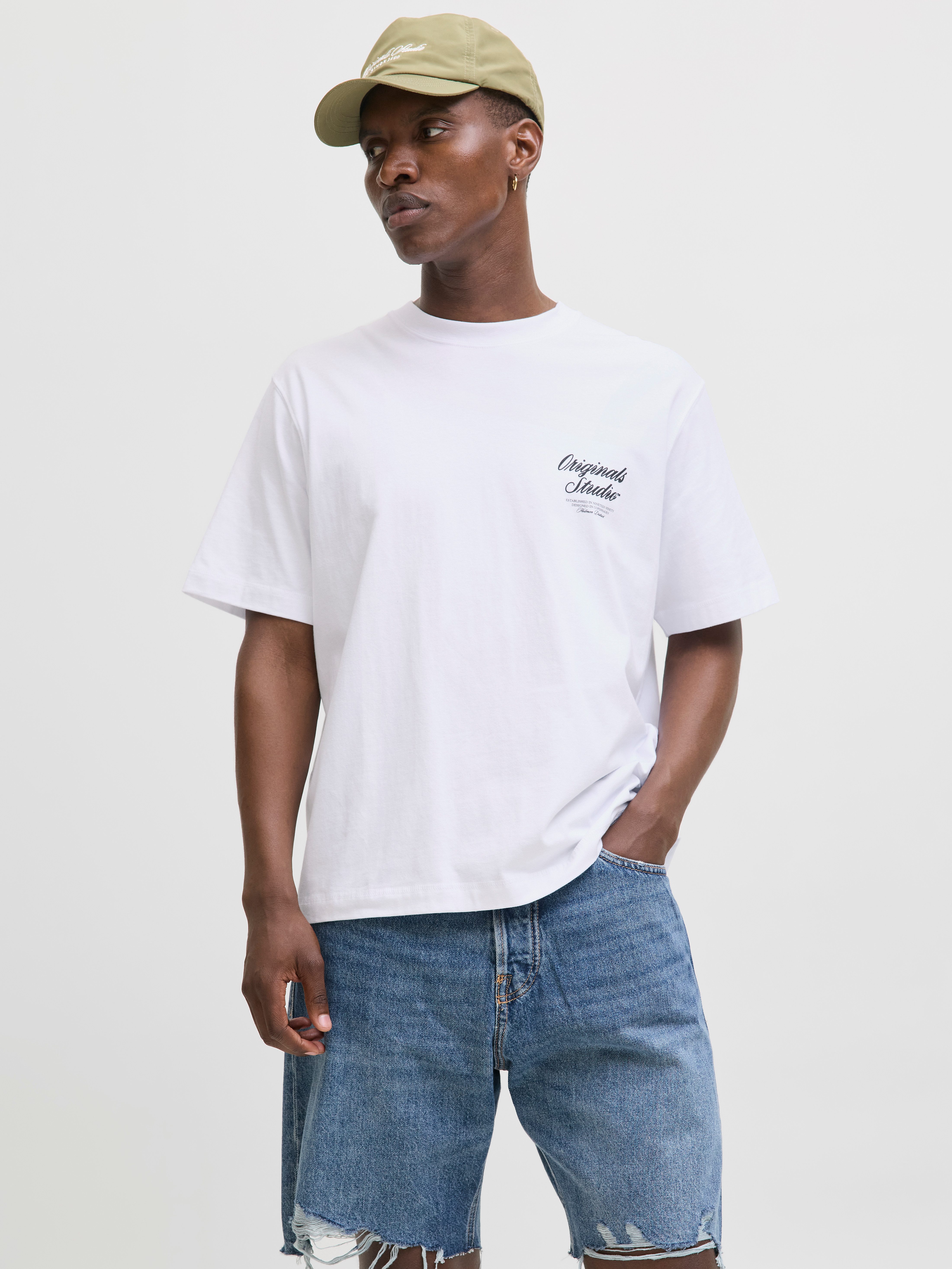 Jack & Jones Kurzarmshirt JORNORREBRO TYPO TEE SS CREW NECK NOOS Baumwolle, günstig online kaufen