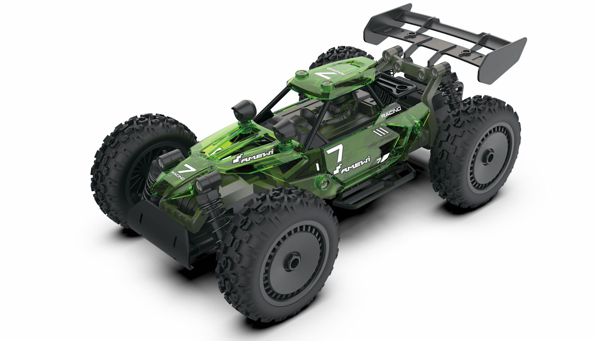 Amewi RC-Bagger Amewi CoolRC DIY Razor Buggy 2WD 1:18 Bausatz grün