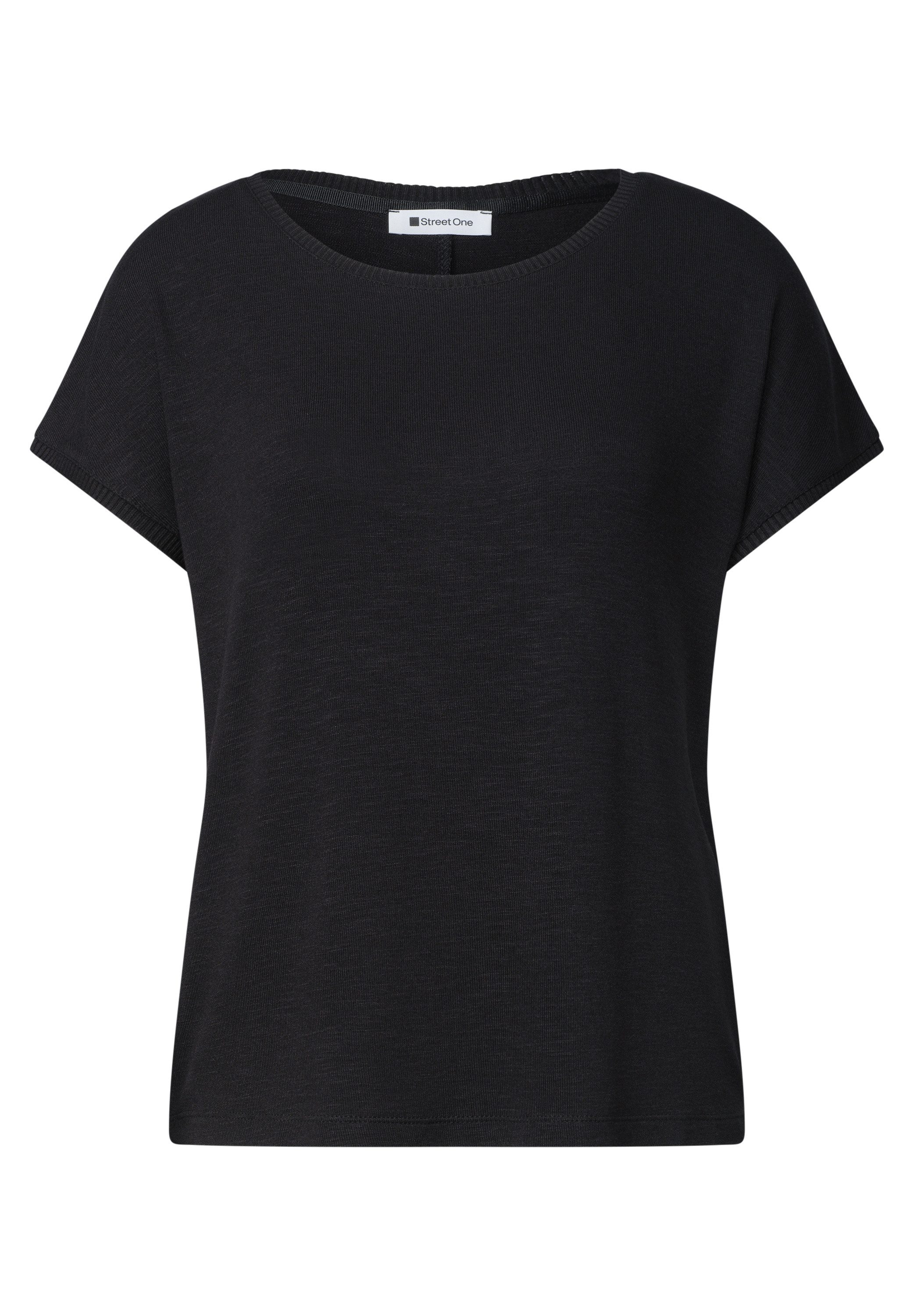 STREET ONE T-Shirt in Unifarbe – Bild 4 von 5