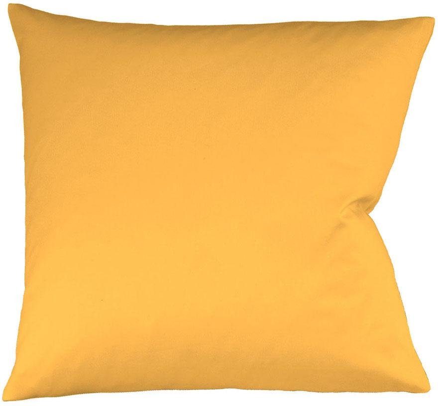 fleuresse Kissenbezug Colours Mako Satin, 100% Baumwolle, mit Reißverschluss, (2 Stück), Mako Satin, glänzend, glatt, Premium Qualität