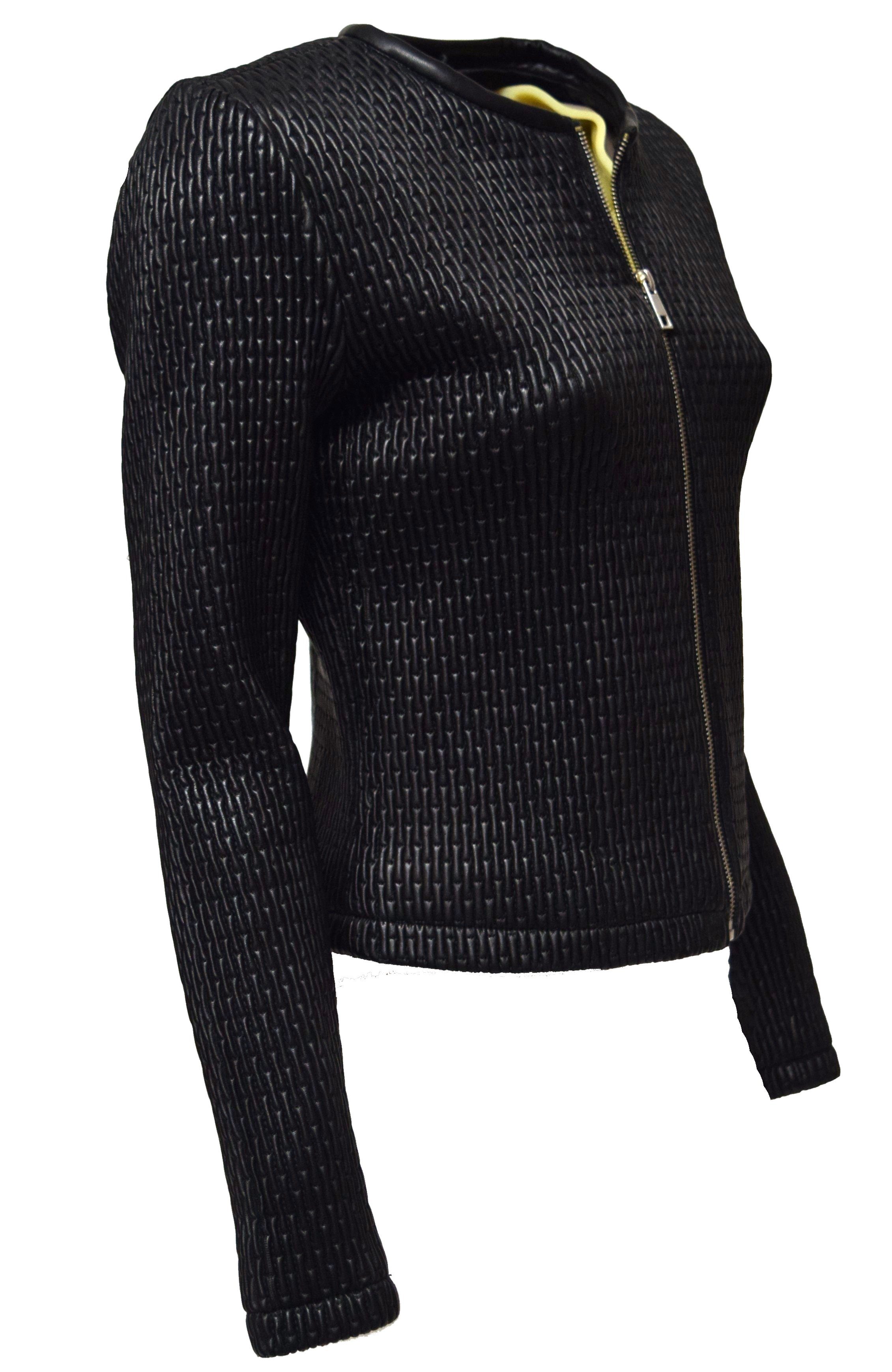 Levinsky Furs Lederjacke Chiara II kragenlos – Bild 4 von 5