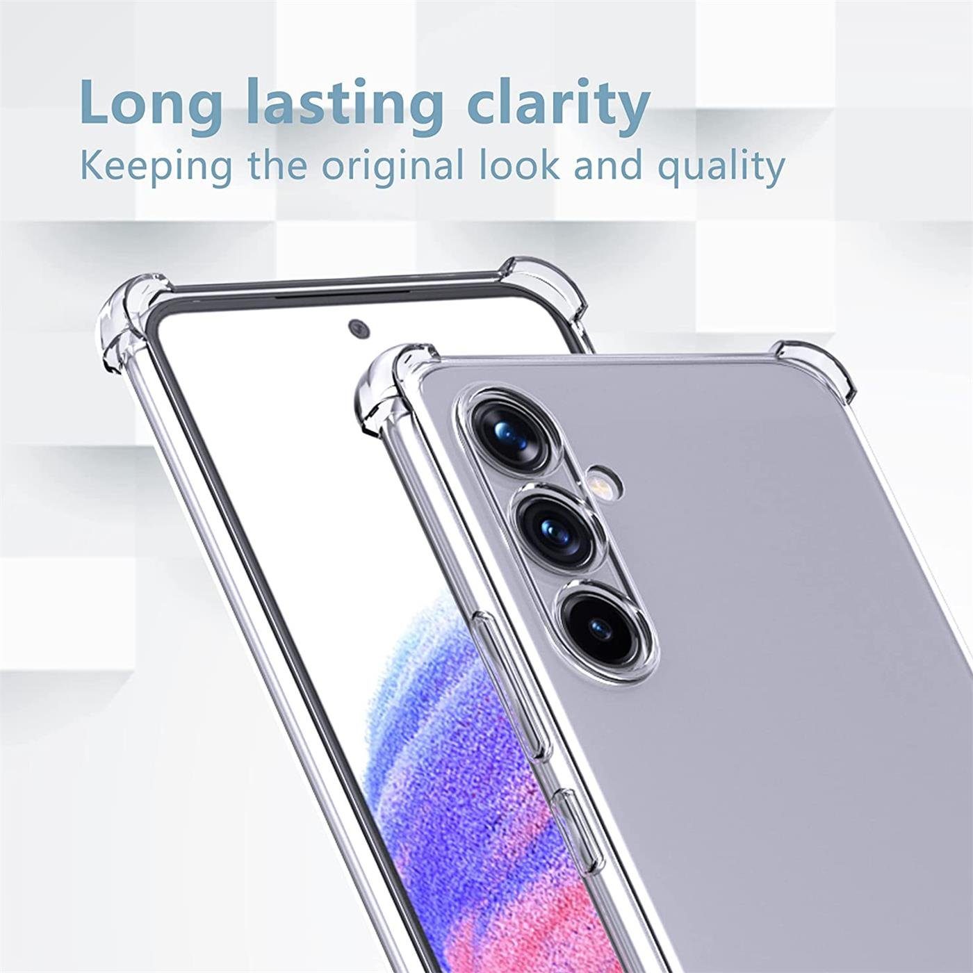 CoolGadget Handyhülle Anti Shock Rugged Case für Samsung Galaxy A34 5G 6,5 Zoll, Slim Cover mit Kantenschutz Schutzhülle für Samsung A34 5G Hülle