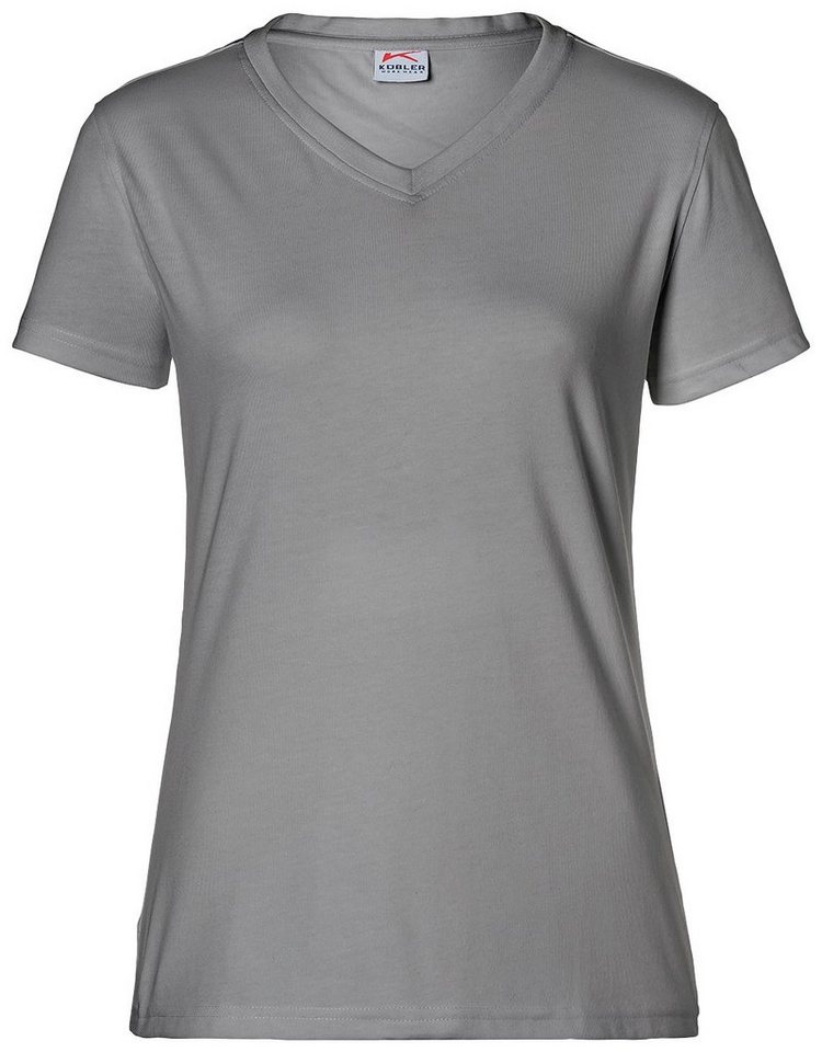 Kübler T-Shirt für Damen, Größe: XS - 4XL, Doppelnaht an Arm-und  Saumabschluss