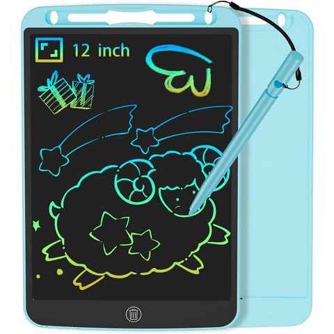 JOEAIS Zaubertafel LCD Schreibtafel 12 Zoll Kinder Maltafel Drawing Tablet Zeichentafel, (1 Stück), Digital Notepad Zeichentafel