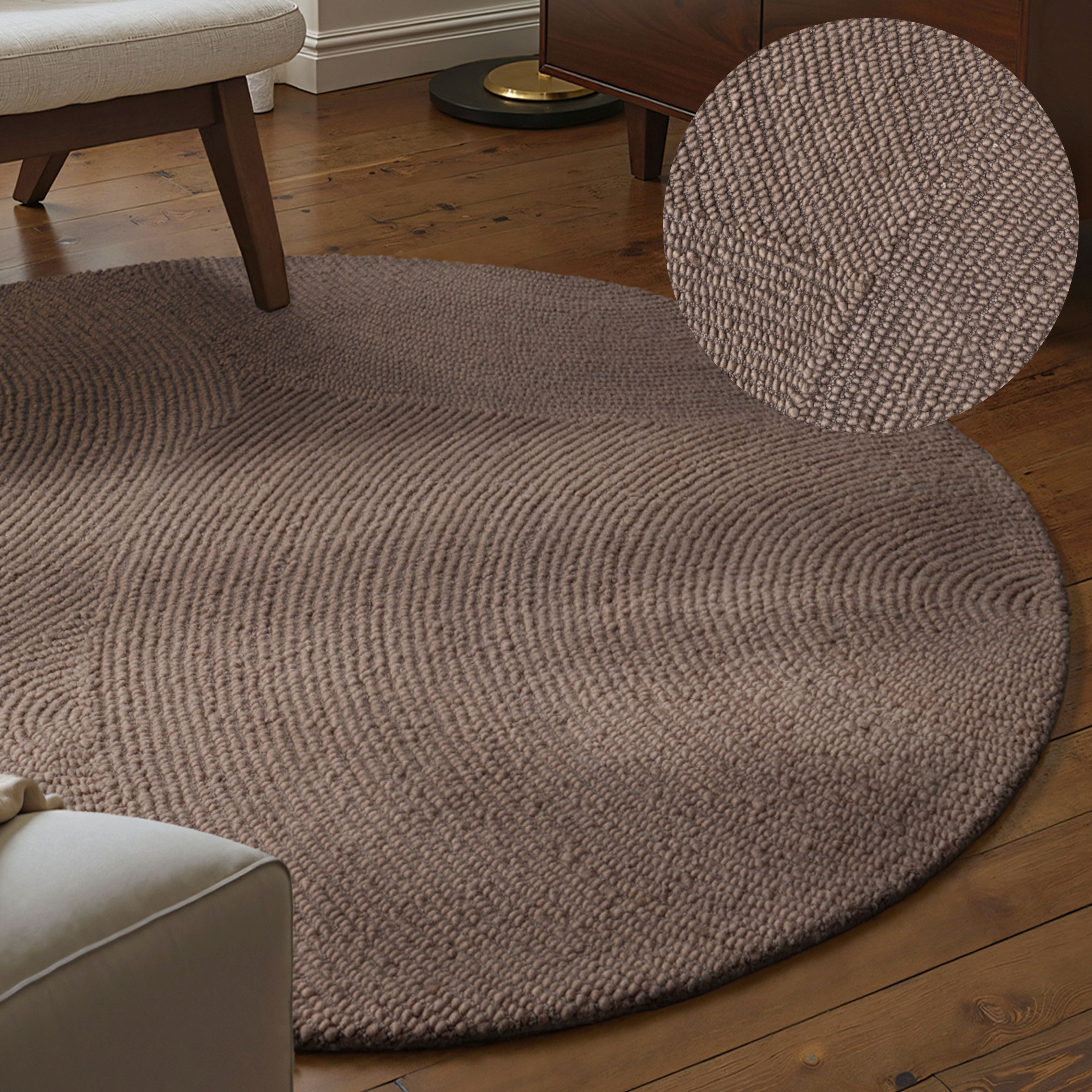 HANSE Home Wollteppich "Eleni" rechteckig 18 mm Höhe Handgetuftet, Wolle, N günstig online kaufen