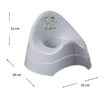Maltex Babybadewanne 3 Teile SET - ZEBRA Grau + Ständer Weiss - Badeset Baby Wanne 84 cm, (Made in Europa Premium.set 3 Tlg +Ständer), ** Wanne + Sitz + Töpfchen + Ständer **