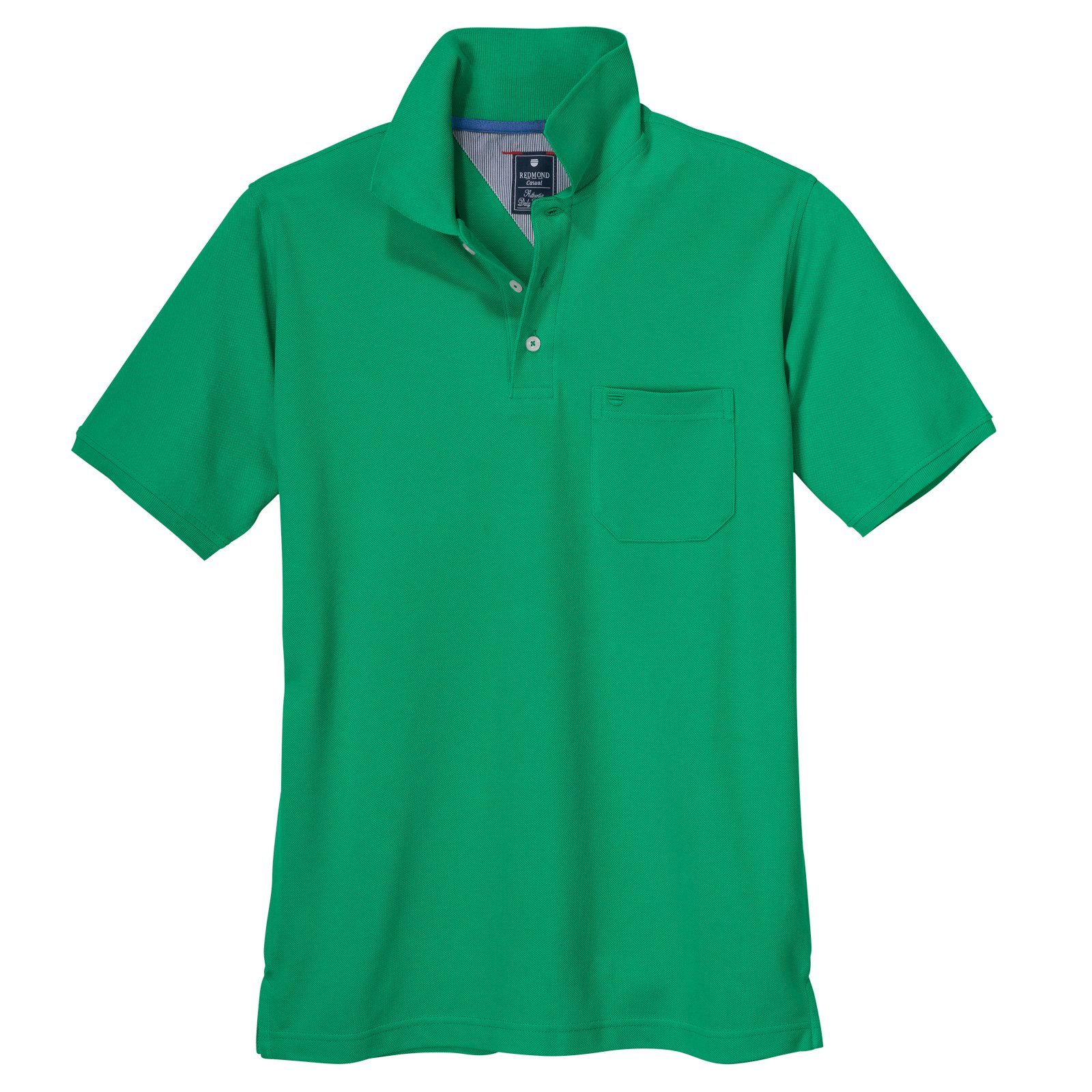 Poloshirt smaragdgrün Redmond Poloshirt Herren Redmond Große Größen