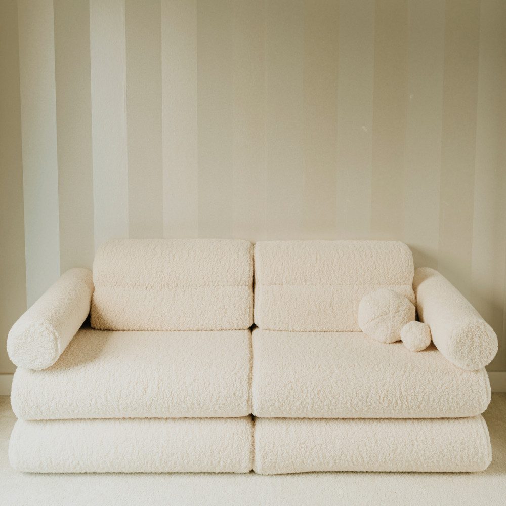 Zayno Kindersessel Puzzlesofa "Baustelle" aus Teddyfell (Set, 8-St), Herges günstig online kaufen