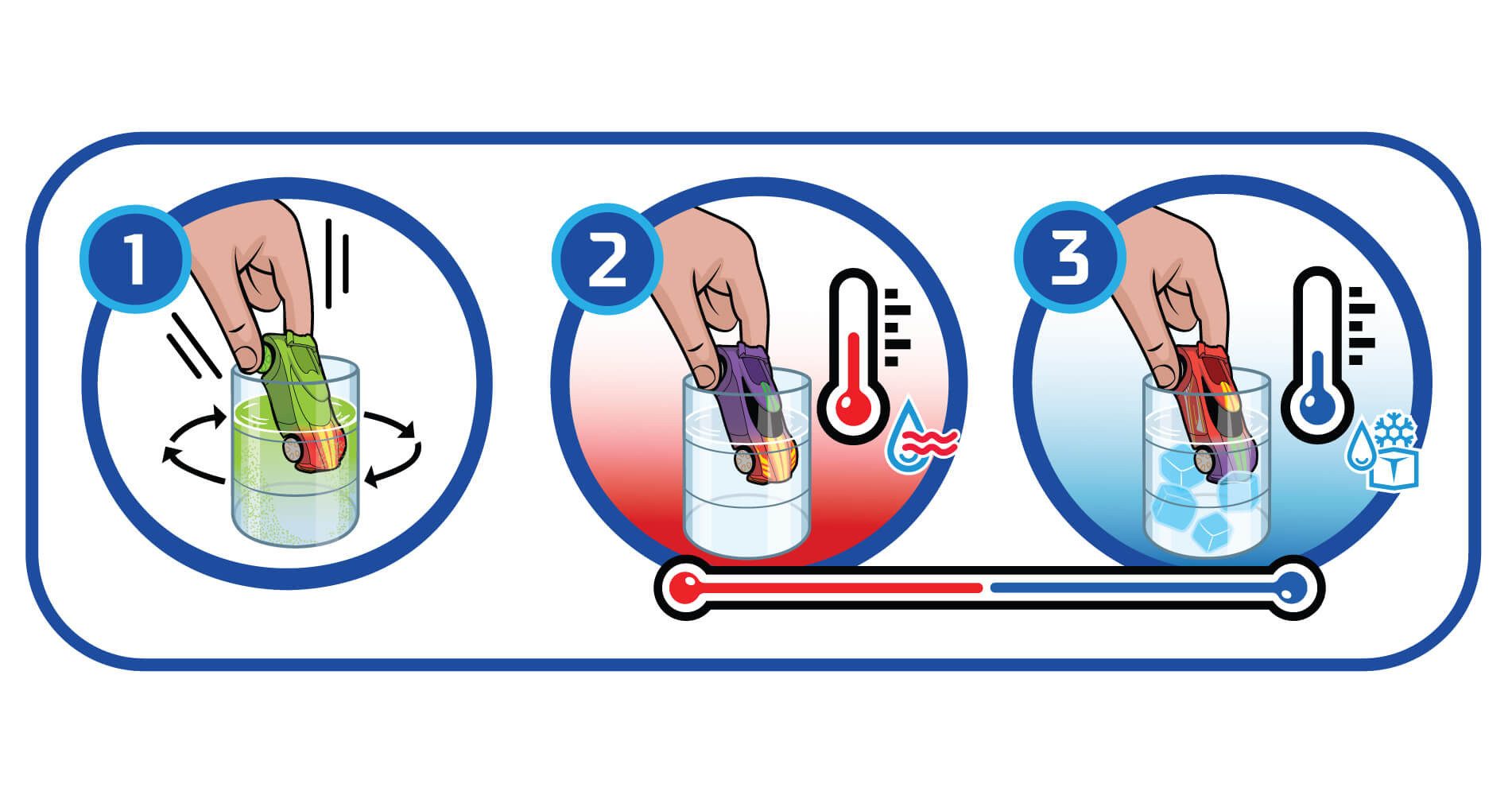 Mattel® Spielzeug-Auto Mattel BHR15 - Hot Wheels 1:64 Die-Cast Color Shifte günstig online kaufen