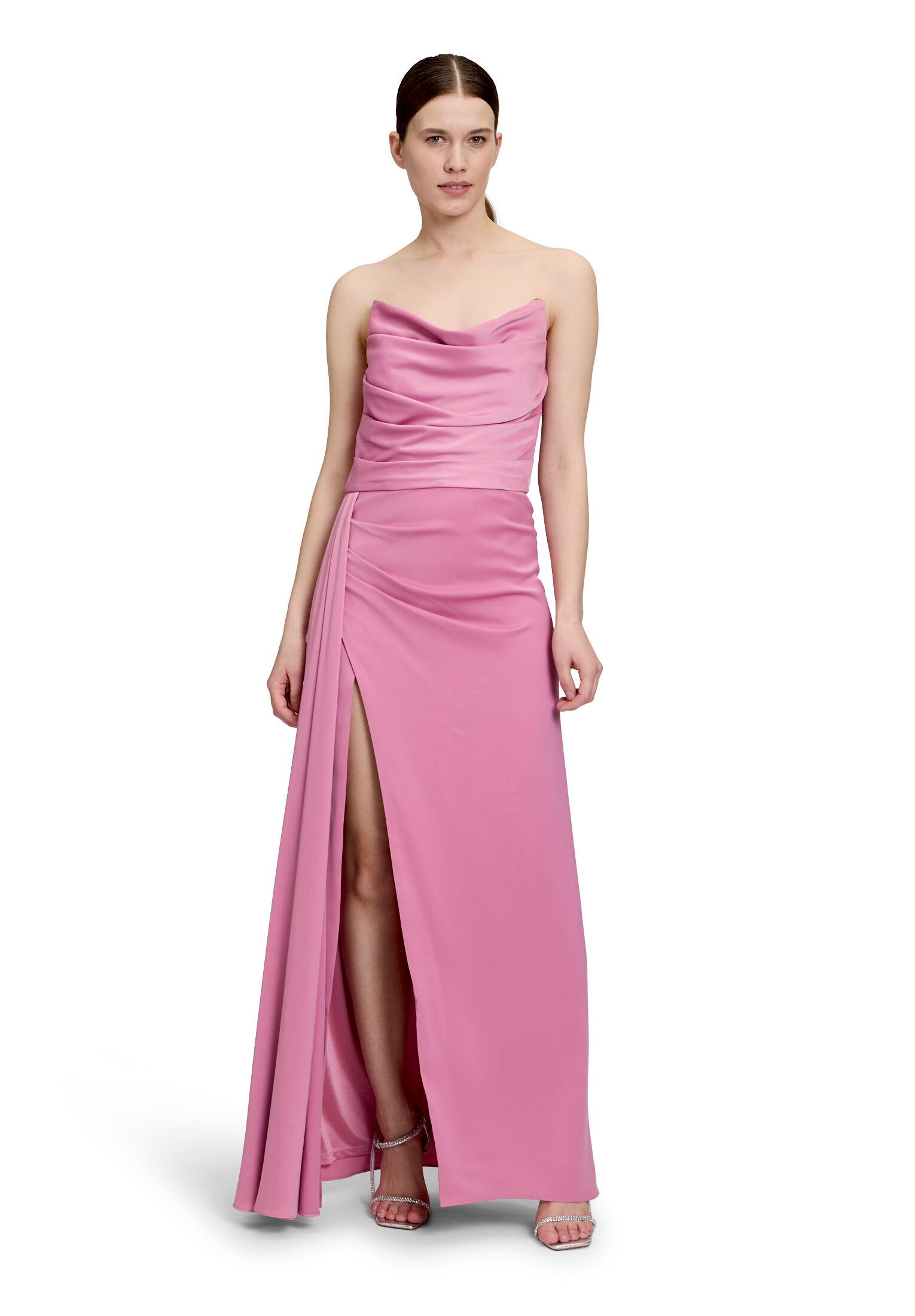 Vera Mont Abendkleid Damen figurbetont Schluppe