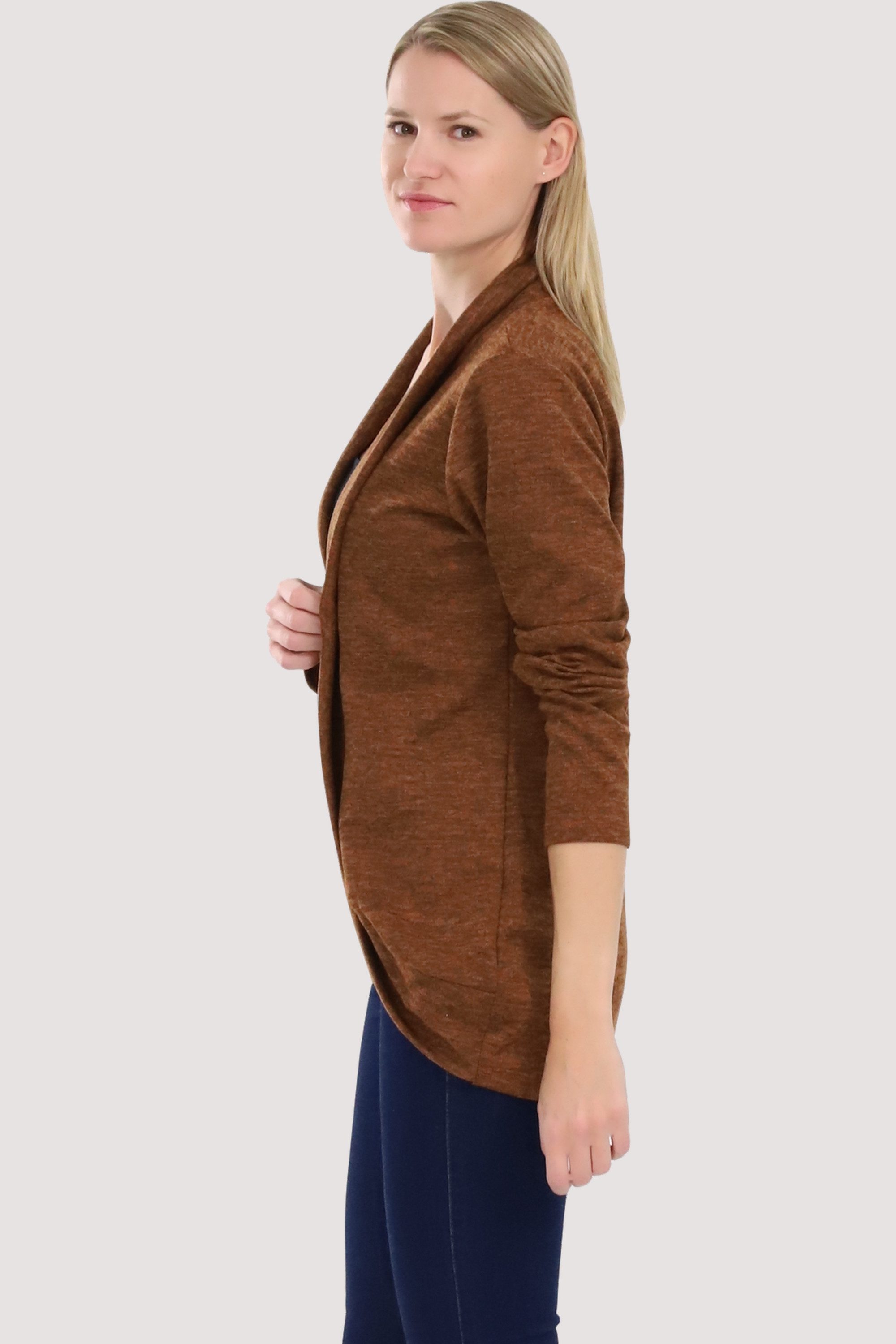 malito more than fashion Cardigan 5021 Strickjacke in Melange Optik Einheit günstig online kaufen