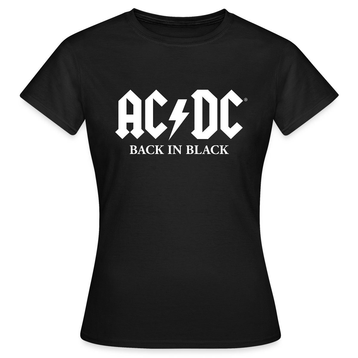 Spreadshirt T-Shirt AC/DC Back In Black günstig online kaufen