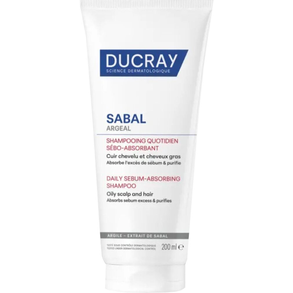 Ducray Haarpflege-Set Sabal Daily Talg absorbierendes Shampoo, Fassungsvermögen: 200 ml