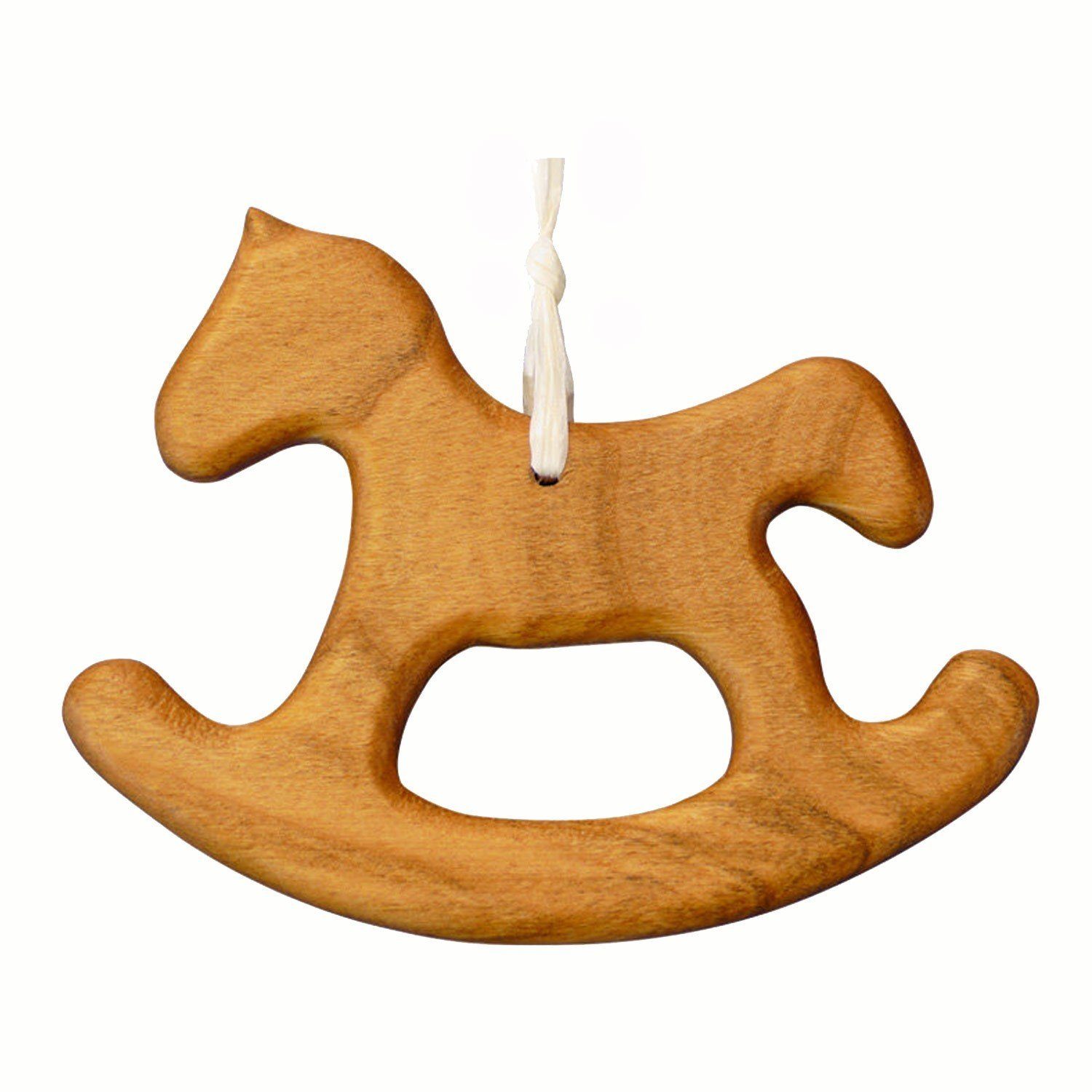 mitienda Christbaumschmuck Geschenkanhänger aus Holz, Schaukelpferd günstig online kaufen
