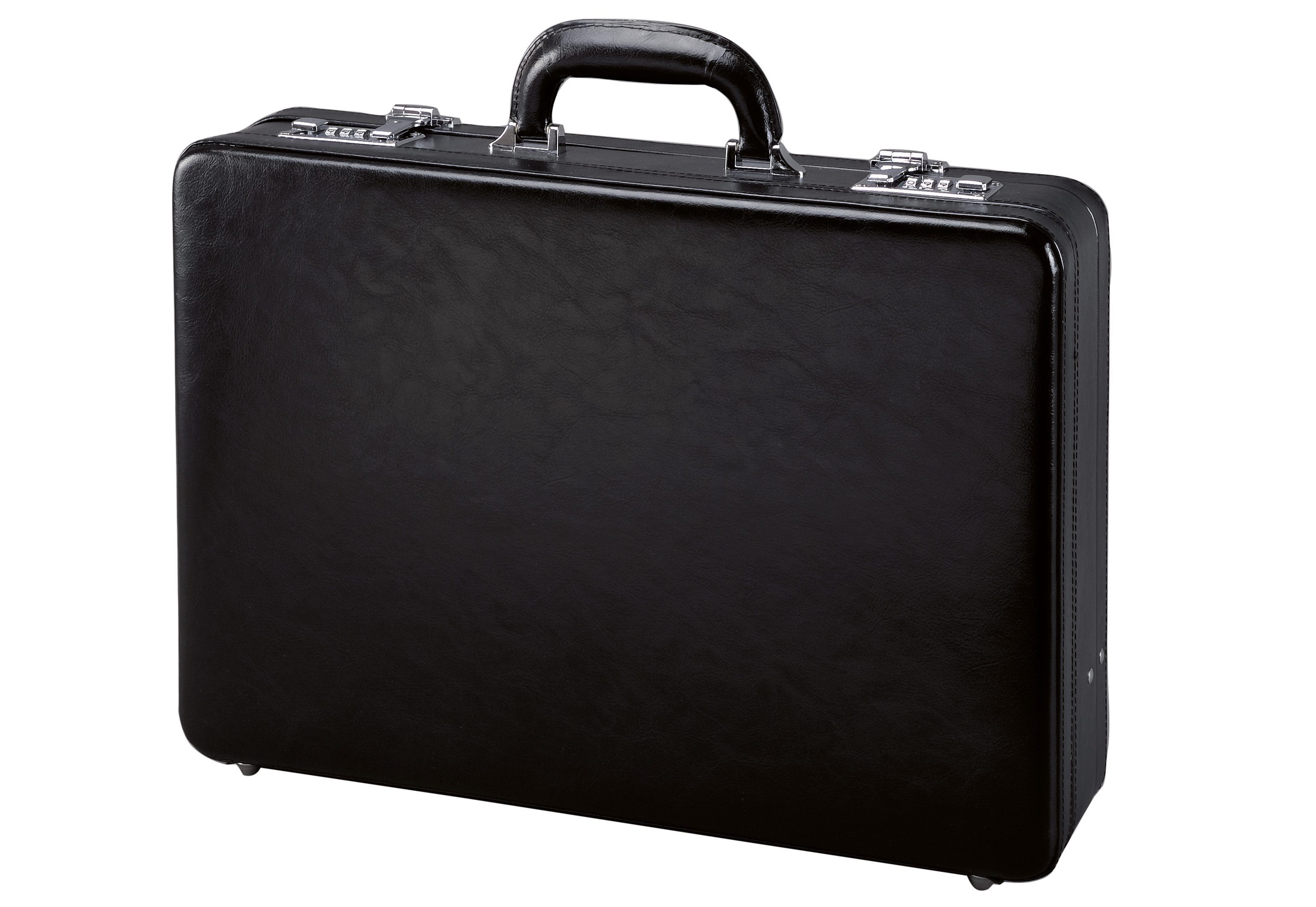 Alassio® Business-Koffer Taormina, Attachékoffer, 0 Rollen, aus Leder