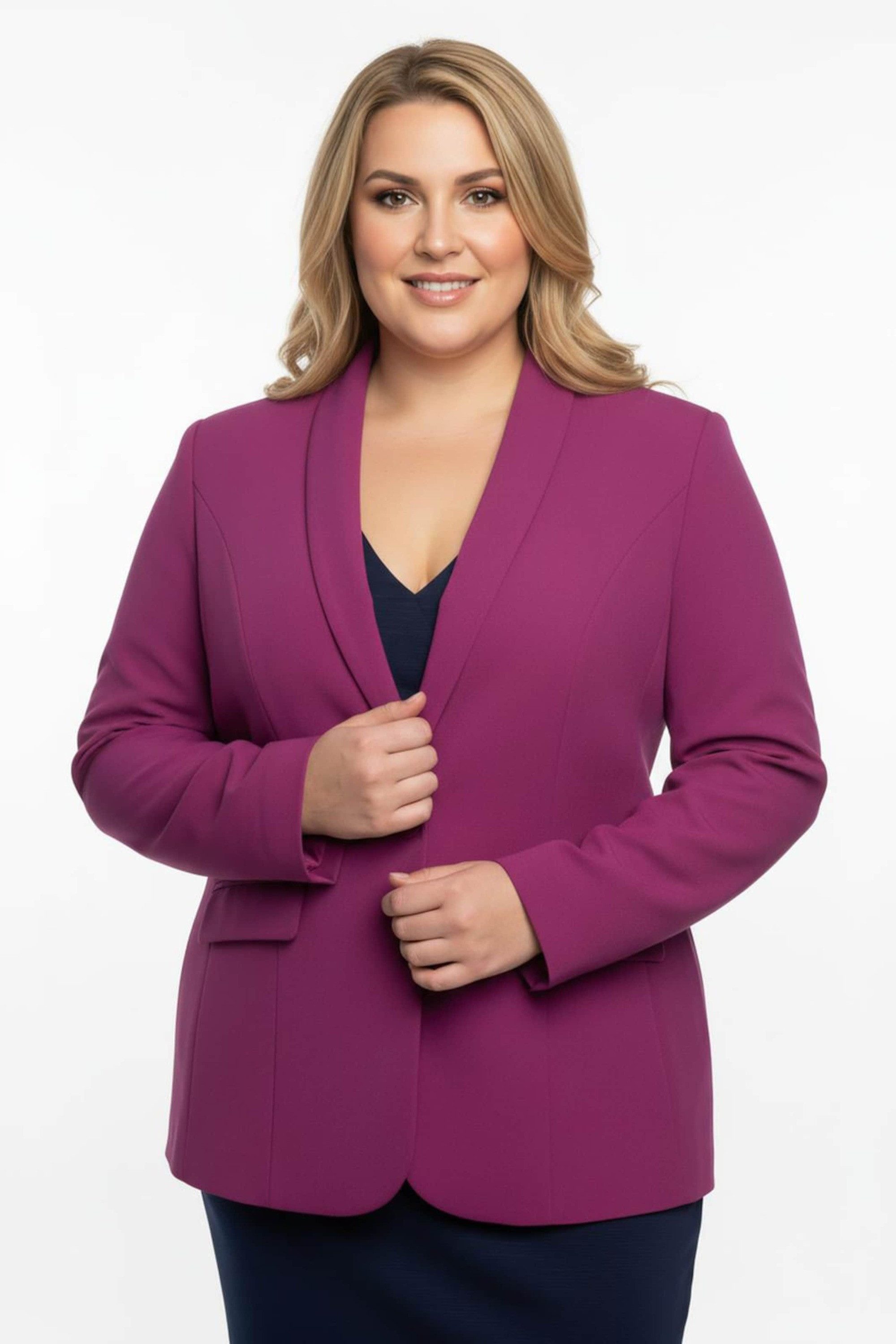 Sieh an! Blusenblazer Blazer Langarm