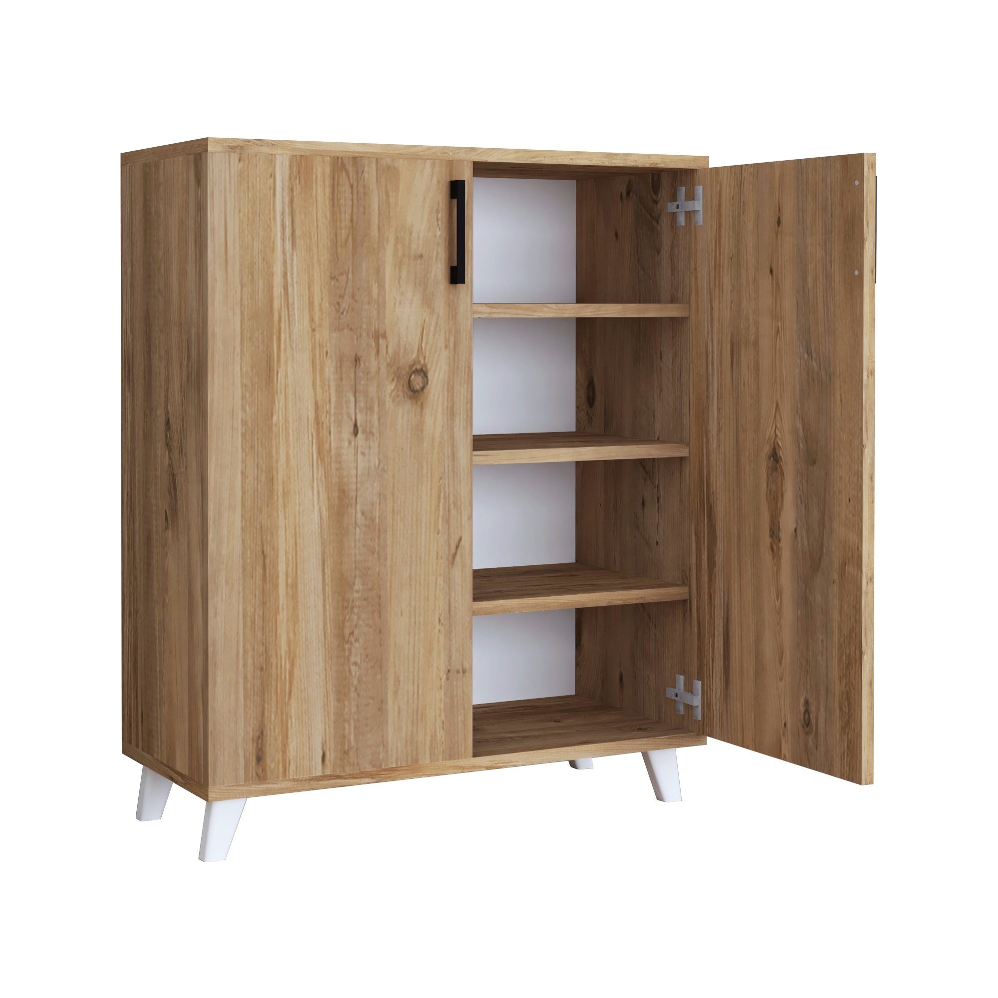en.casa Mehrzweckschrank »Strömsund« 88 x 72 günstig online kaufen