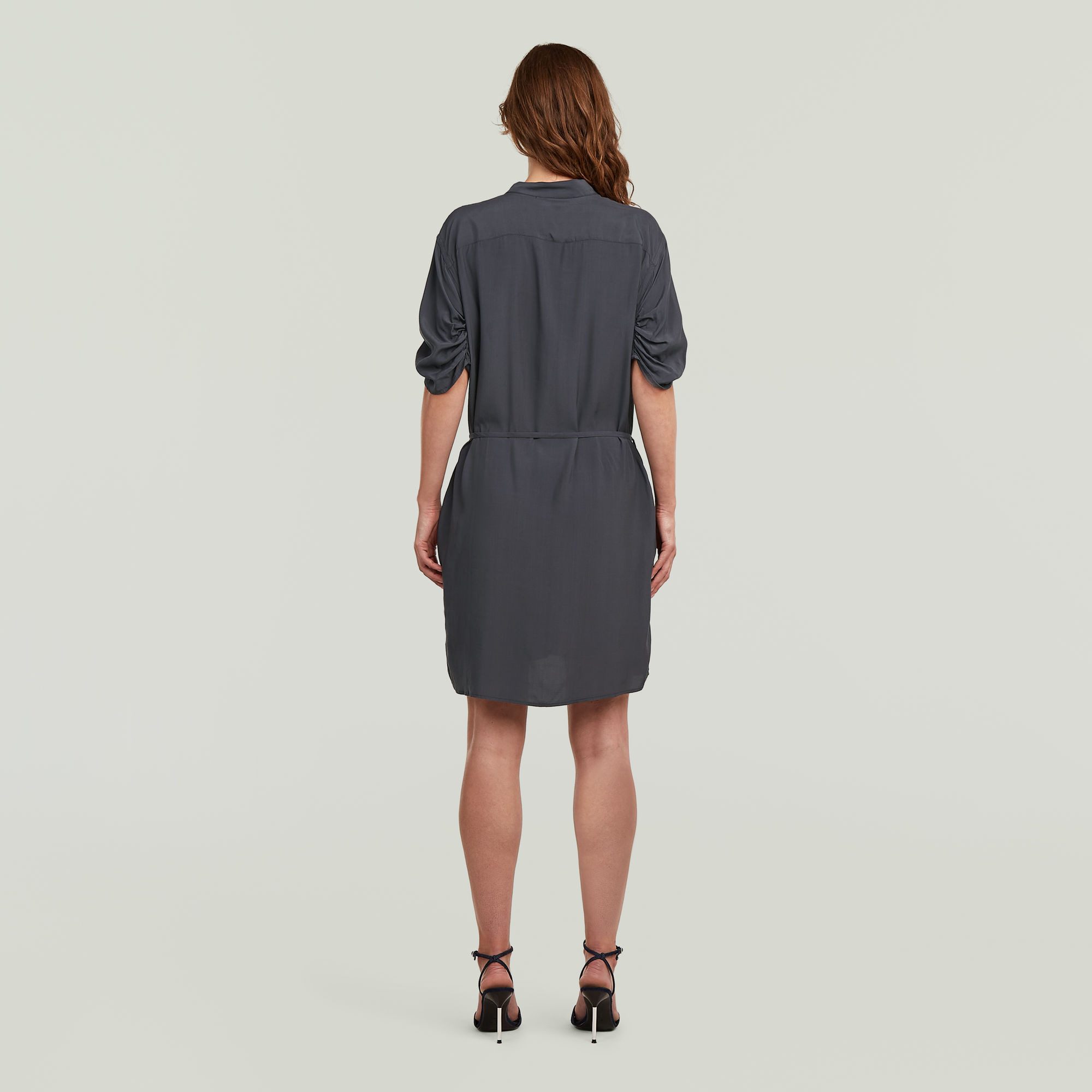 G-STAR Blusenkleid DRS Fluid Dress mit verstellbaren Ärmeln, Regular Fit