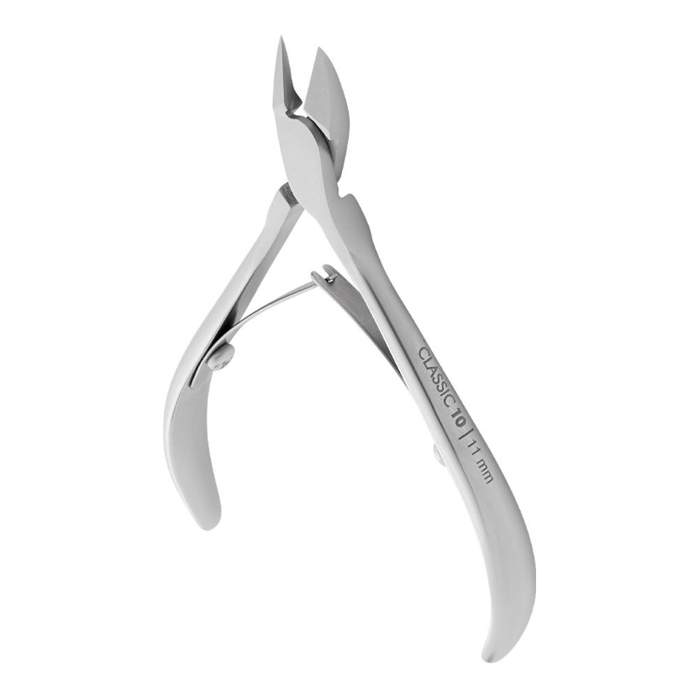 STALEKS Nagelhautzange STALEKS Nagelhautzange Classic 10Typ11 Standardabsatz11mm Doppel-Feder, 1-tlg., Mit Diamantscheiben handgeschliffen