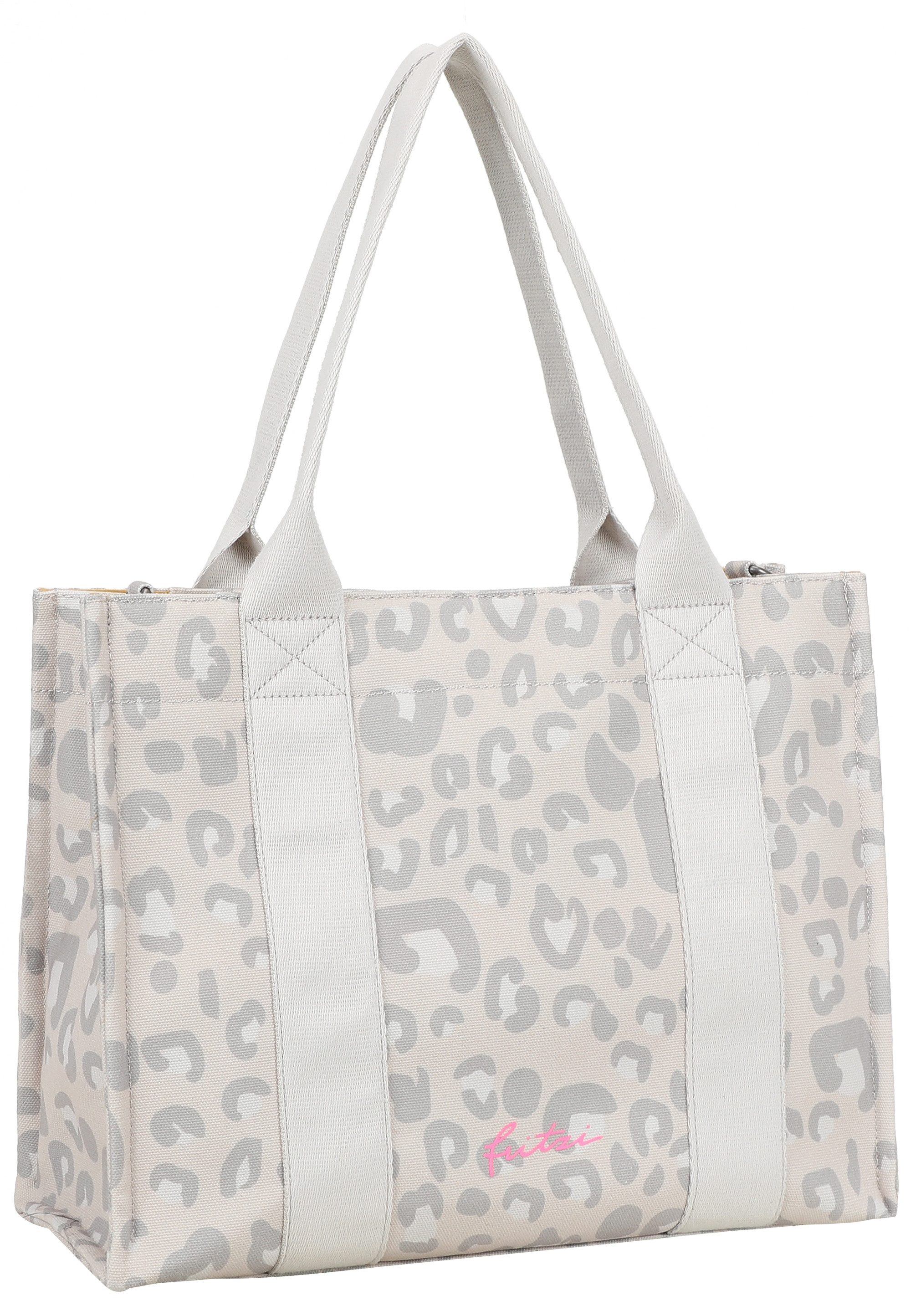 Fritzi aus Preußen Henkeltasche Tote Shopper Leo, im exotischen Design