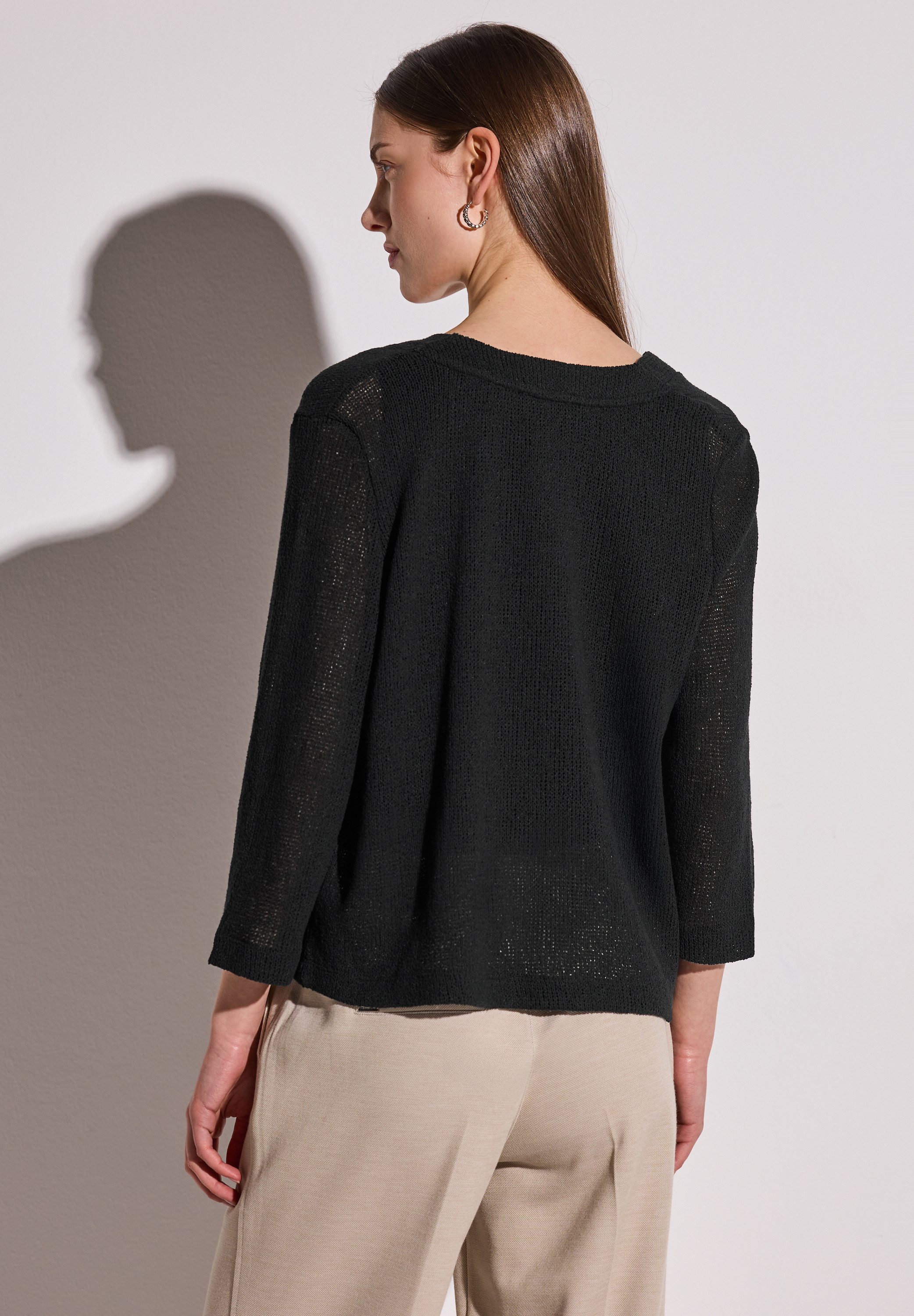 STREET ONE Cardigan mit 3/4 Ärmeln günstig online kaufen