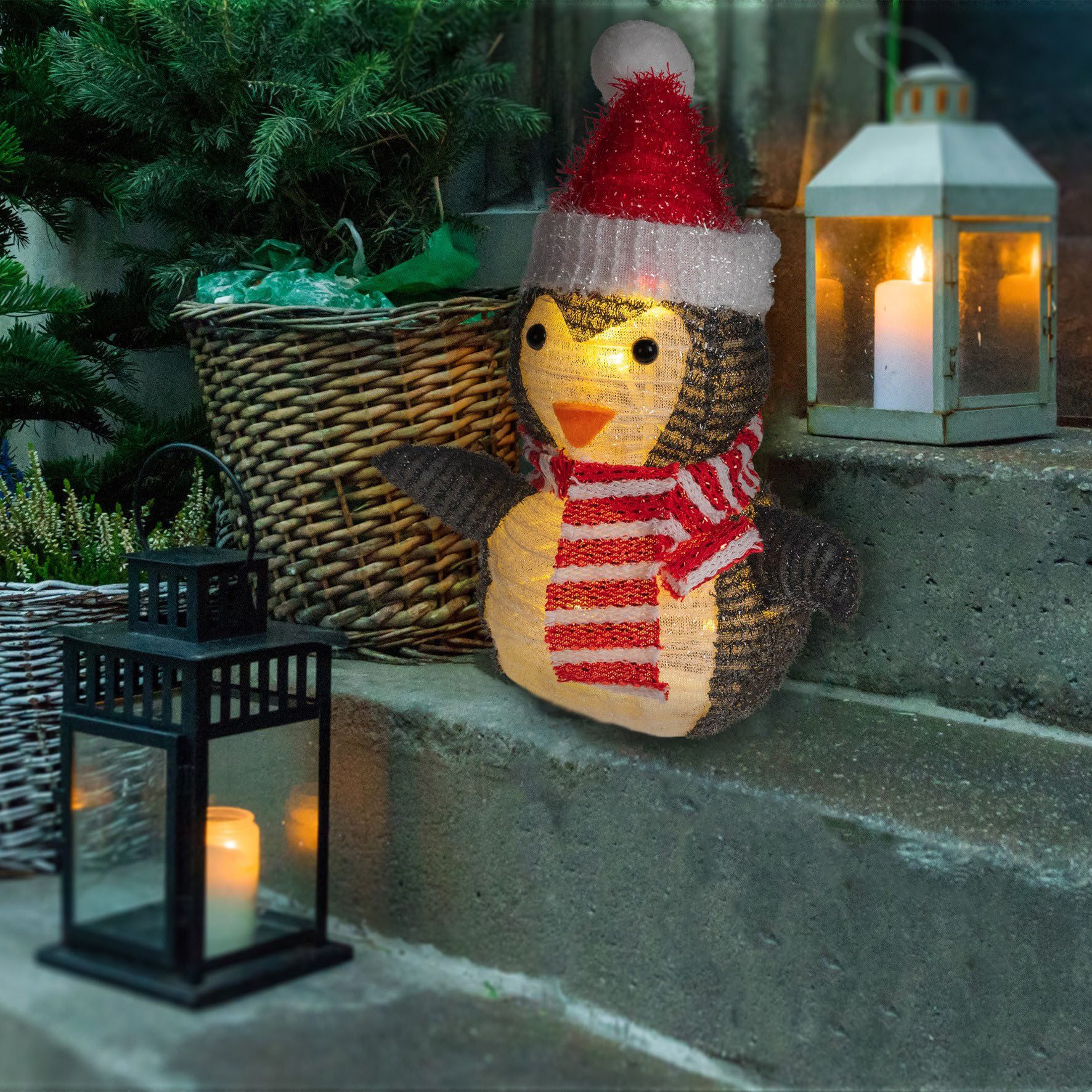 IC Winterworld Weihnachtsfigur Pop-Up Weihnachtsfigur LED, 25 cm, 10 LEDs, günstig online kaufen